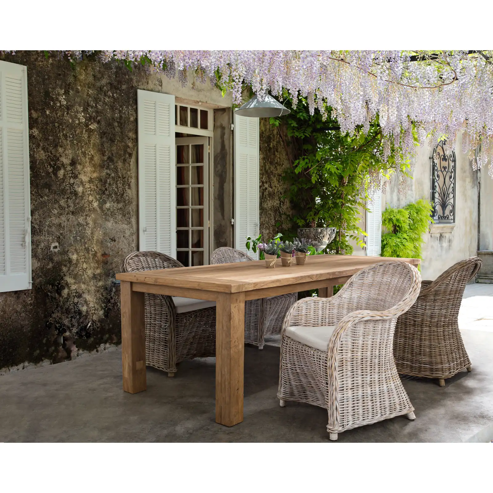 Outdoor Sessel mit Kissen Martin New Natural - Image 3