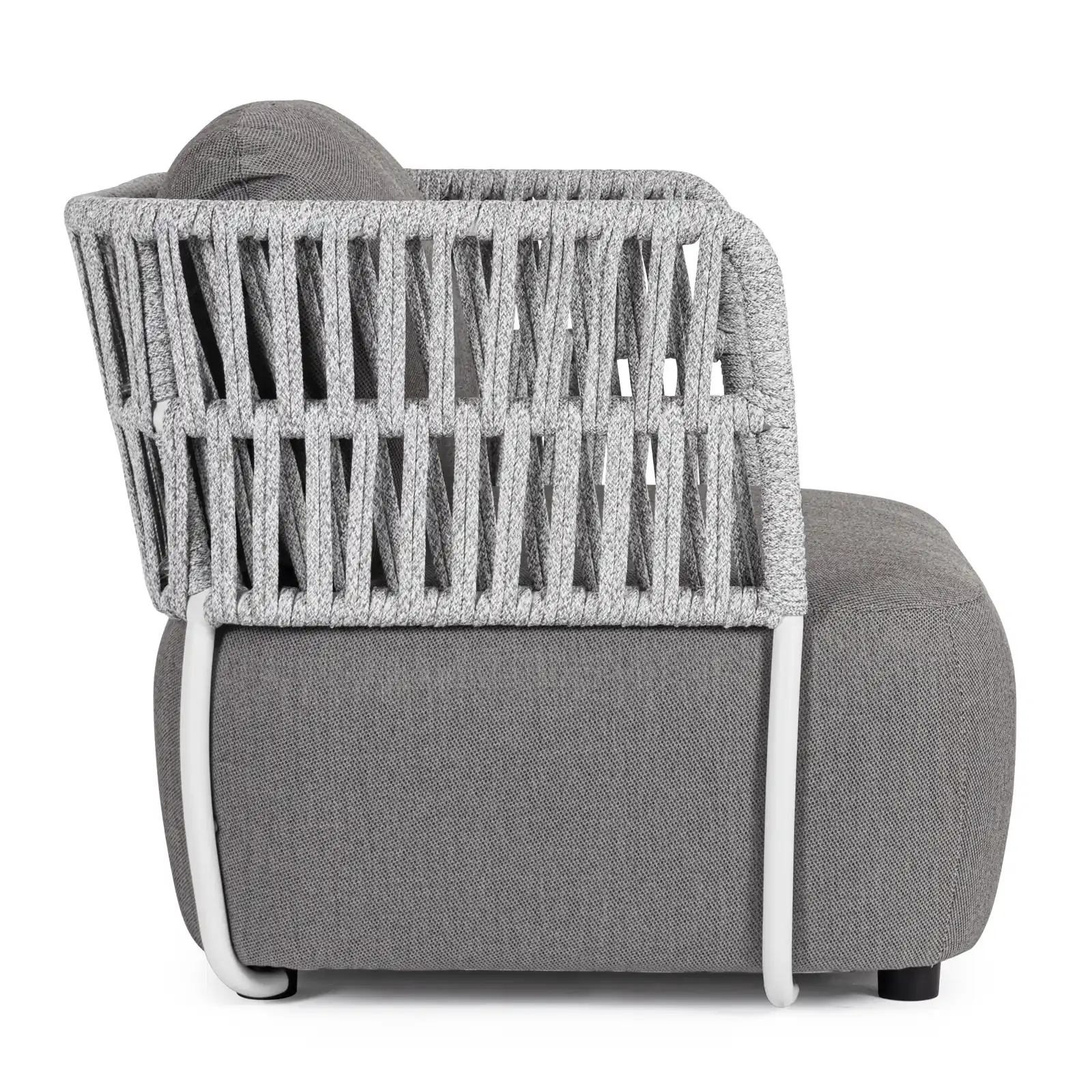 Outdoor Sessel mit Kissen Palmer Weiß/Grau - Image 7