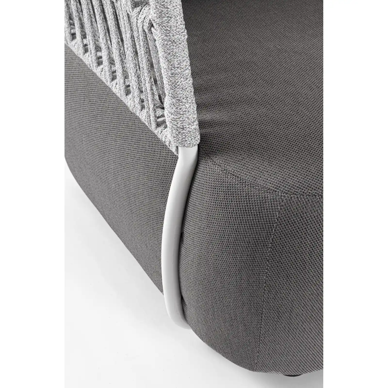 Outdoor Sessel mit Kissen Palmer Weiß/Grau - Image 8