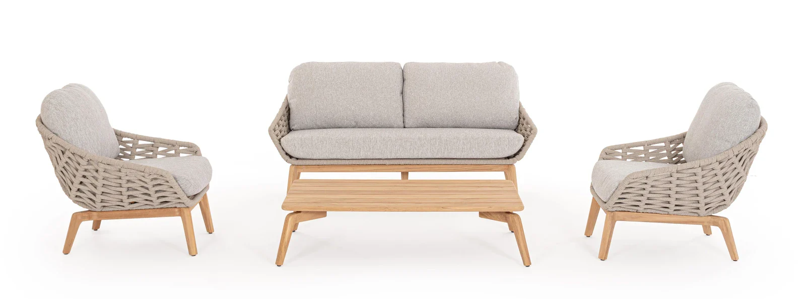 Outdoor Sessel mit Kissen Tamires Beige - Image 12