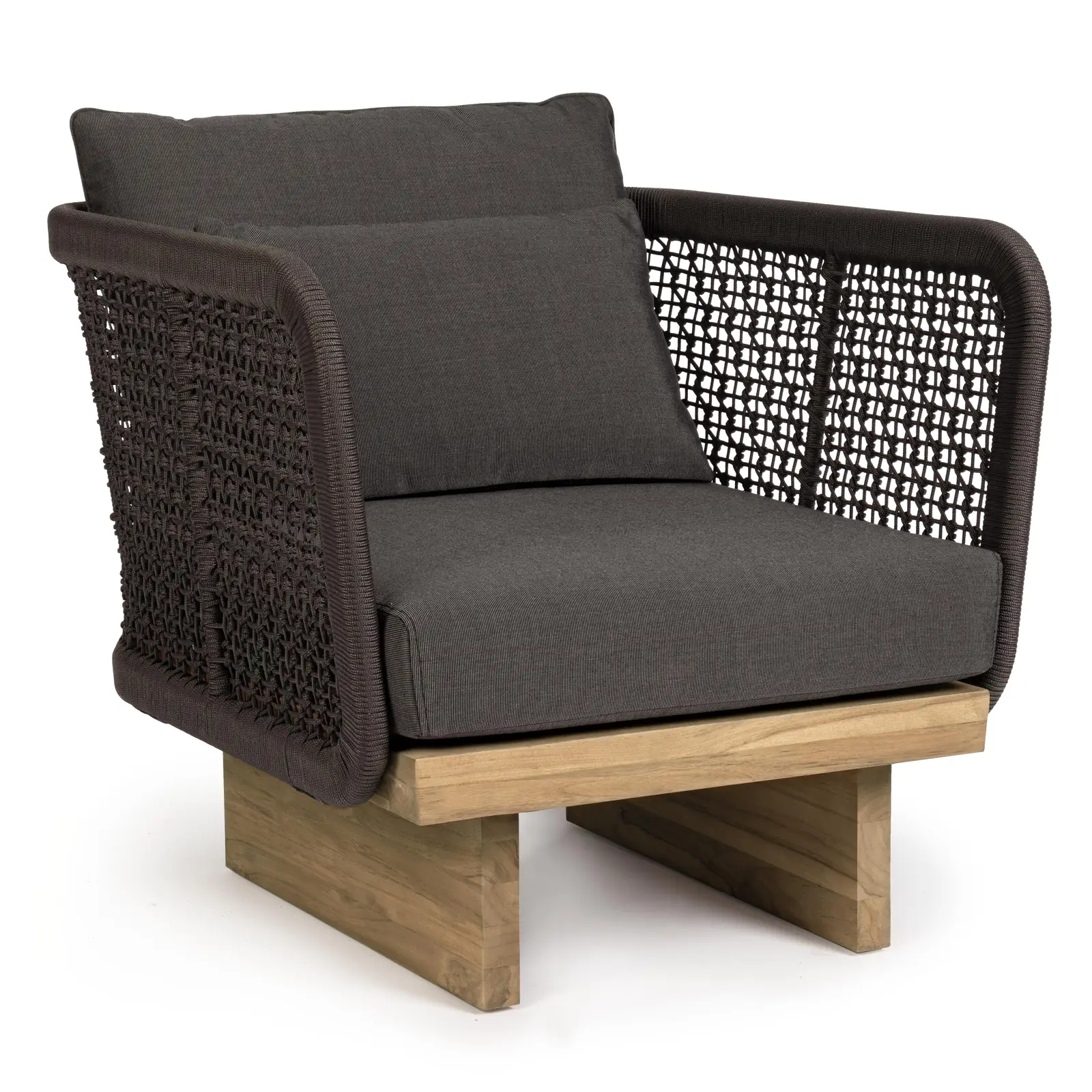 Outdoor Sessel Xylia mit Kissen Dark