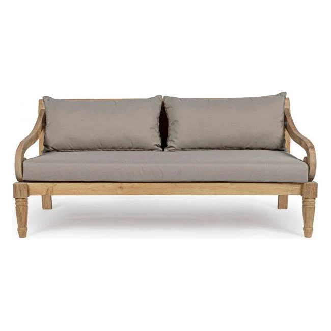 Garten-Sofa 2 bis 3-Sitzer mit Kissen Karuba - FSC - Image 4