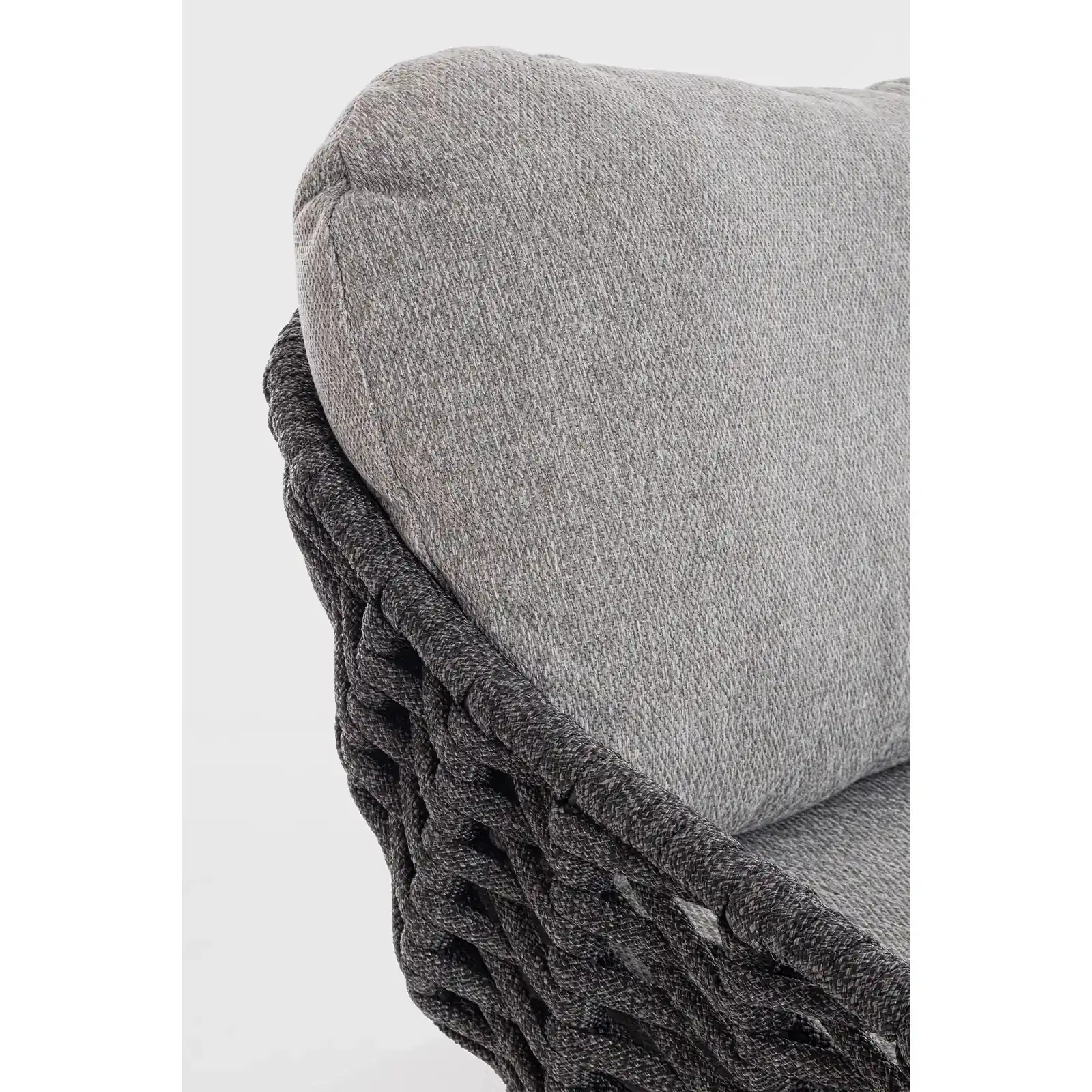 Garten-Sofa 2 bis 3-Sitzer mit Kissen Tamires Anthrazit - Image 2