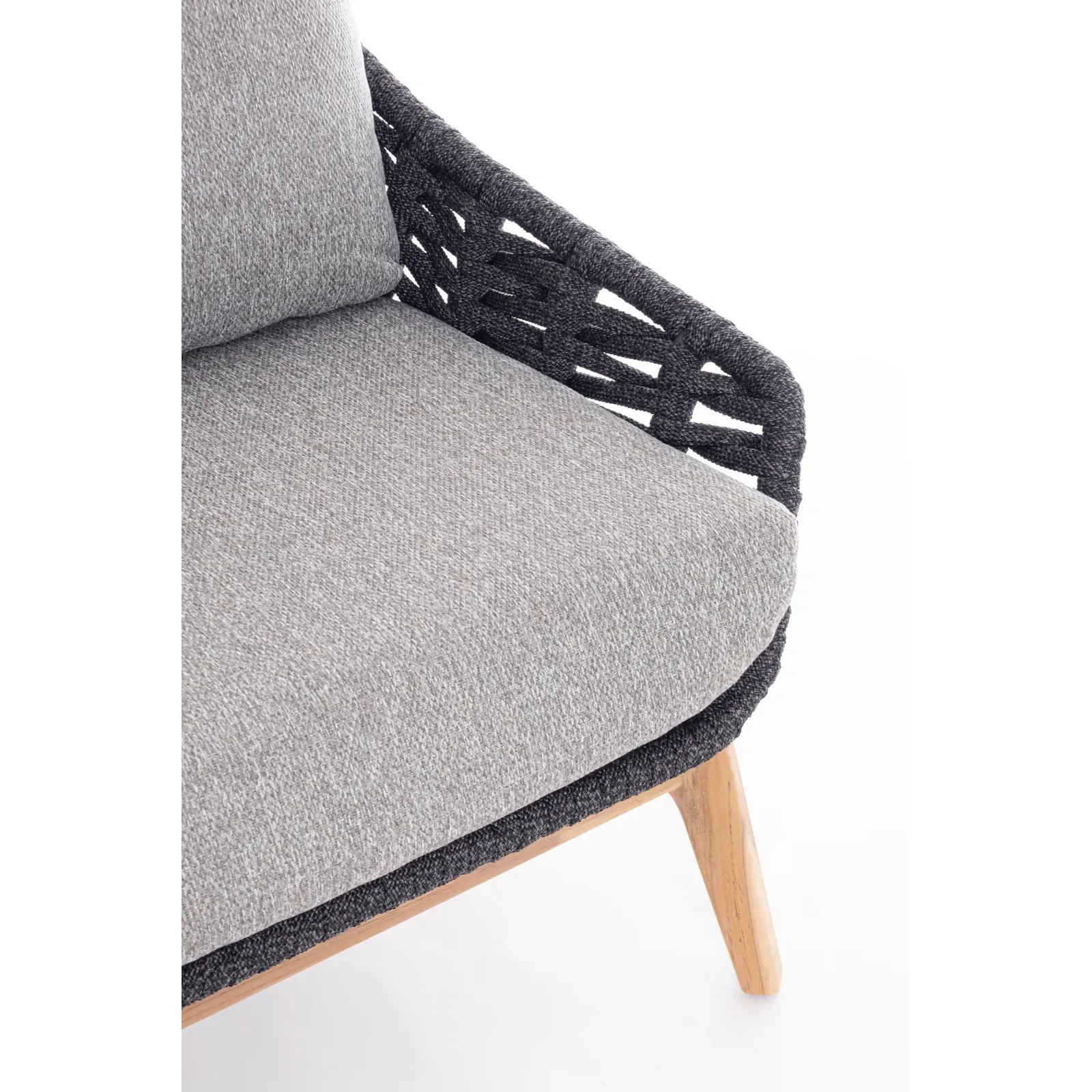 Garten-Sofa 2 bis 3-Sitzer mit Kissen Tamires Anthrazit - Image 8