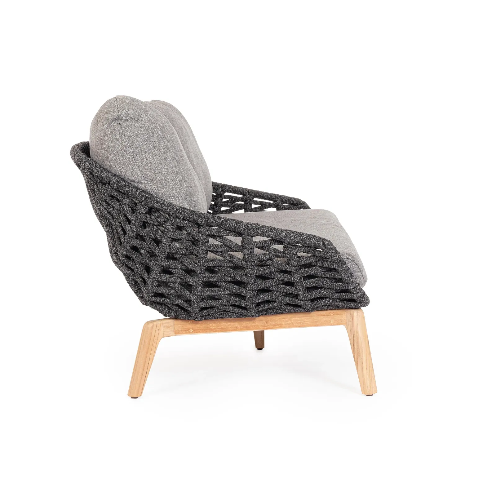 Garten-Sofa 2 bis 3-Sitzer mit Kissen Tamires Anthrazit - Image 9