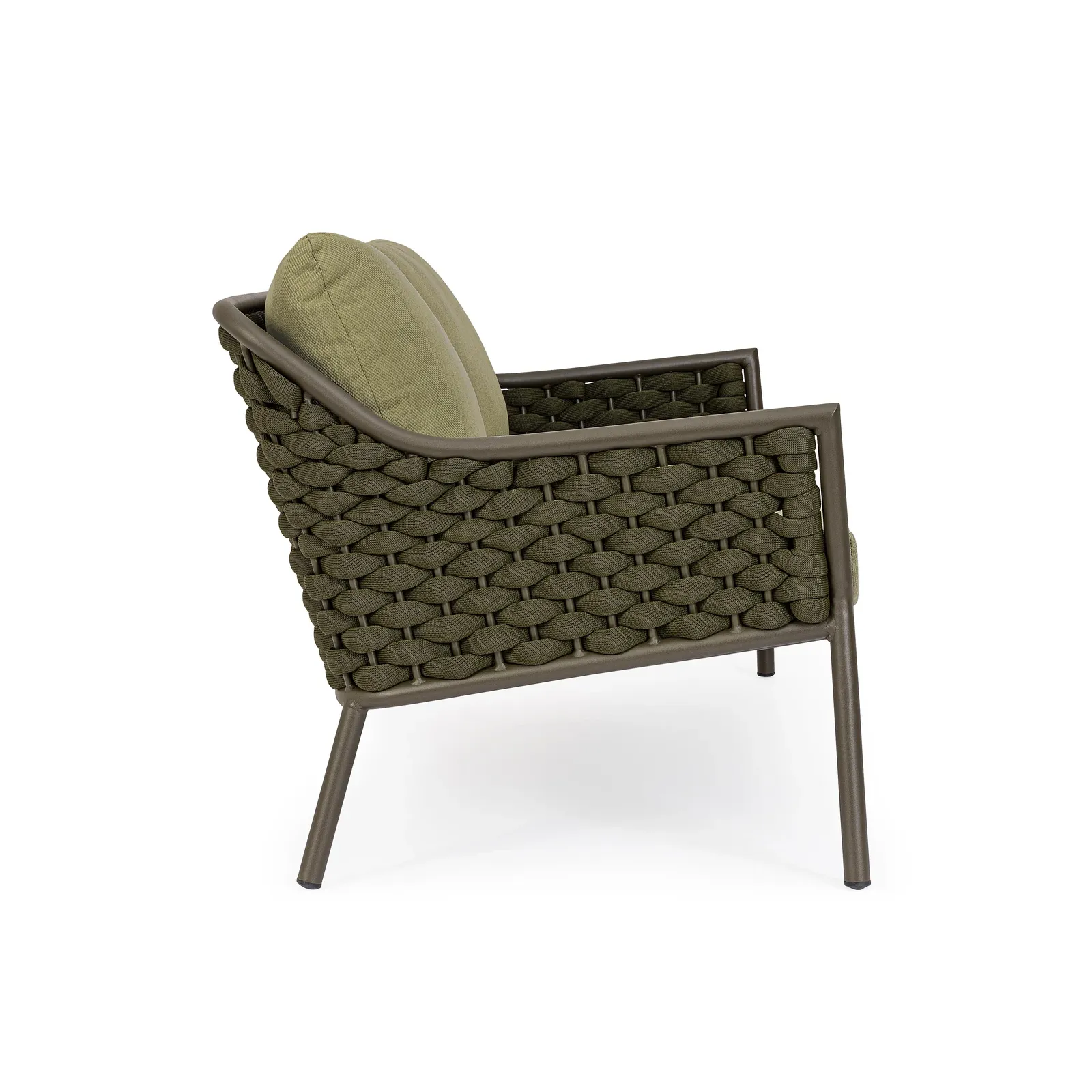 Garten-Sofa 2-Sitzer mit Kissen Everly Olive QS24 - Image 7