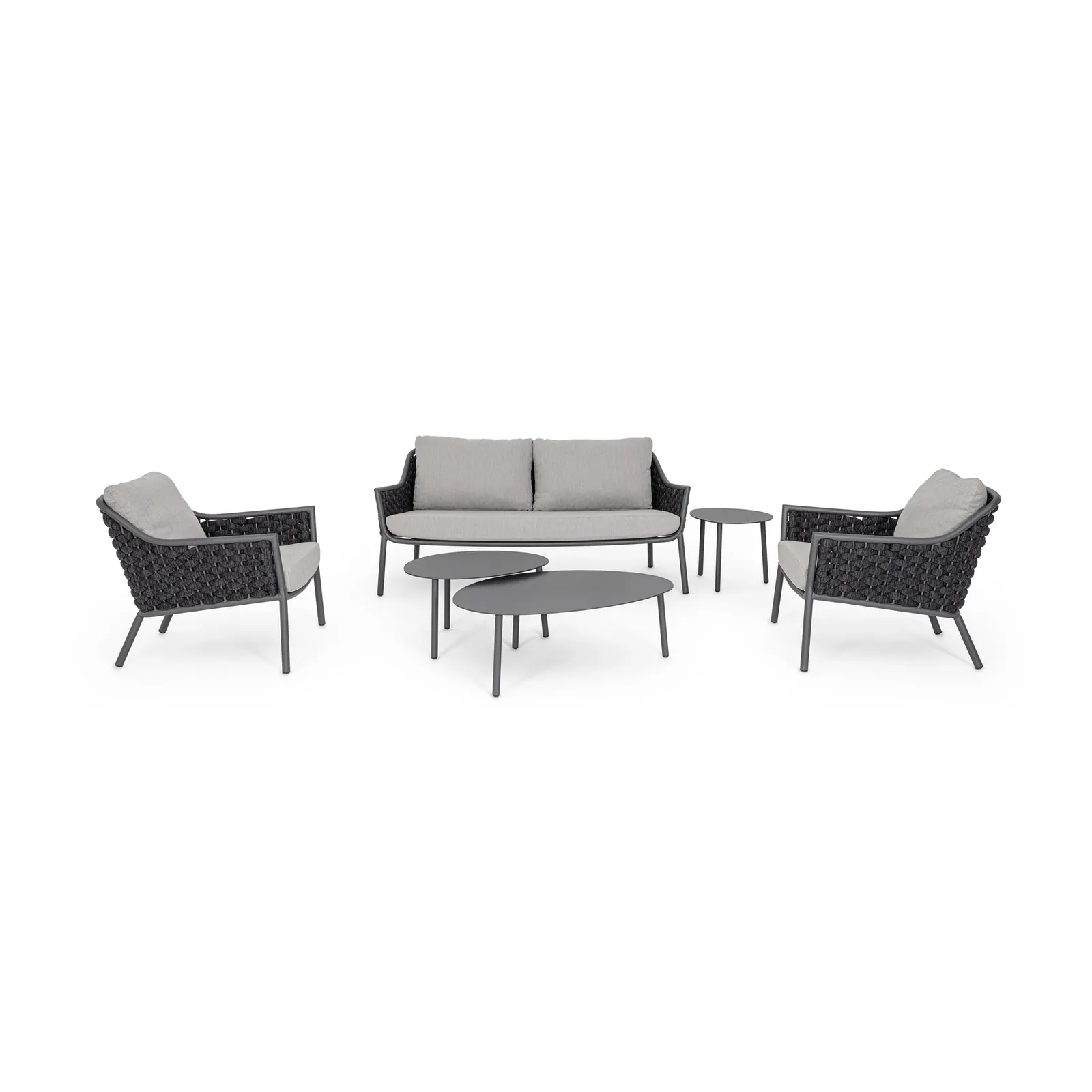 Garten-Sofa 2-Sitzer mit Kissen Everly QS22/Graphit - Image 9