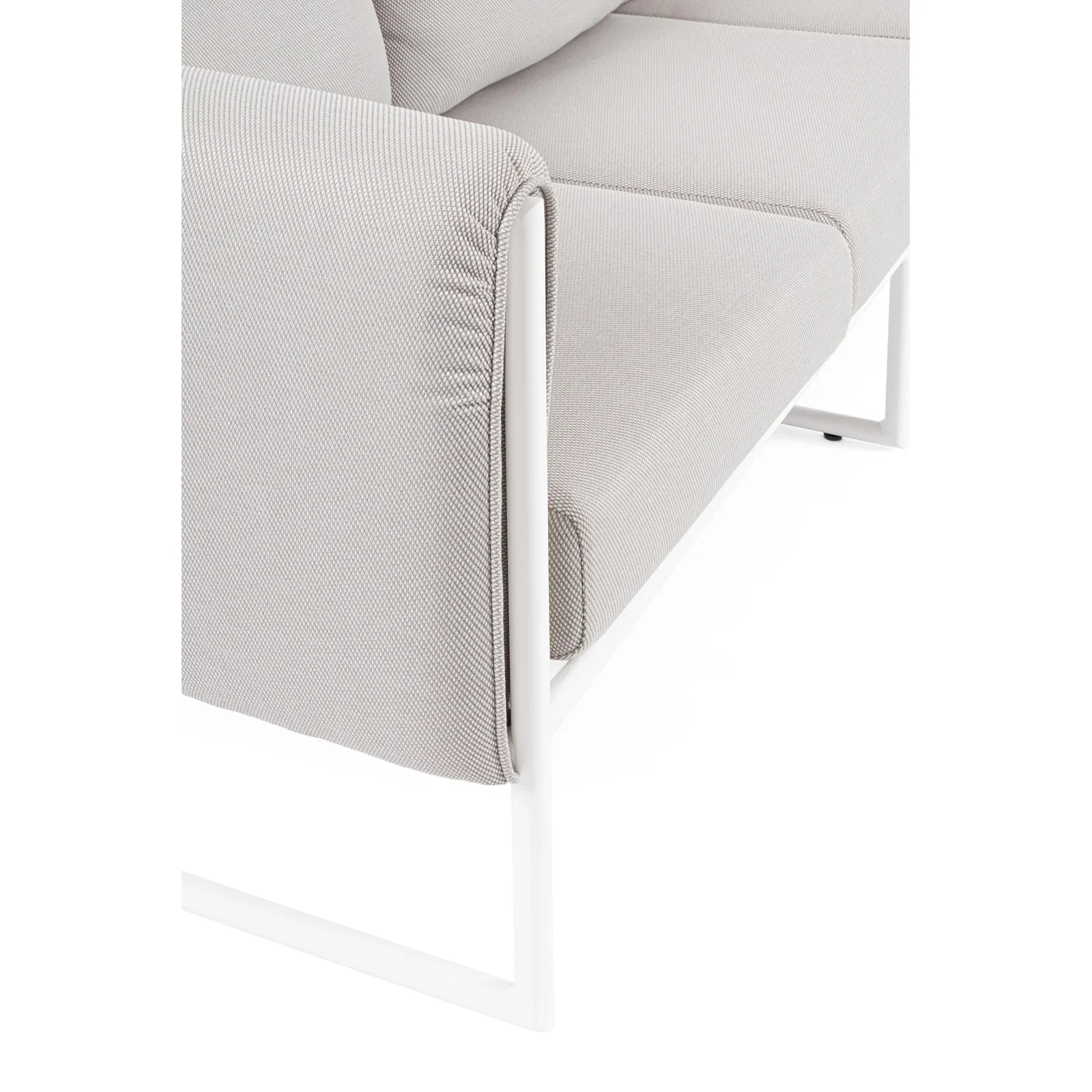 Garten-Sofa 3-Sitzer mit Kissen Pixel Sand - Image 6