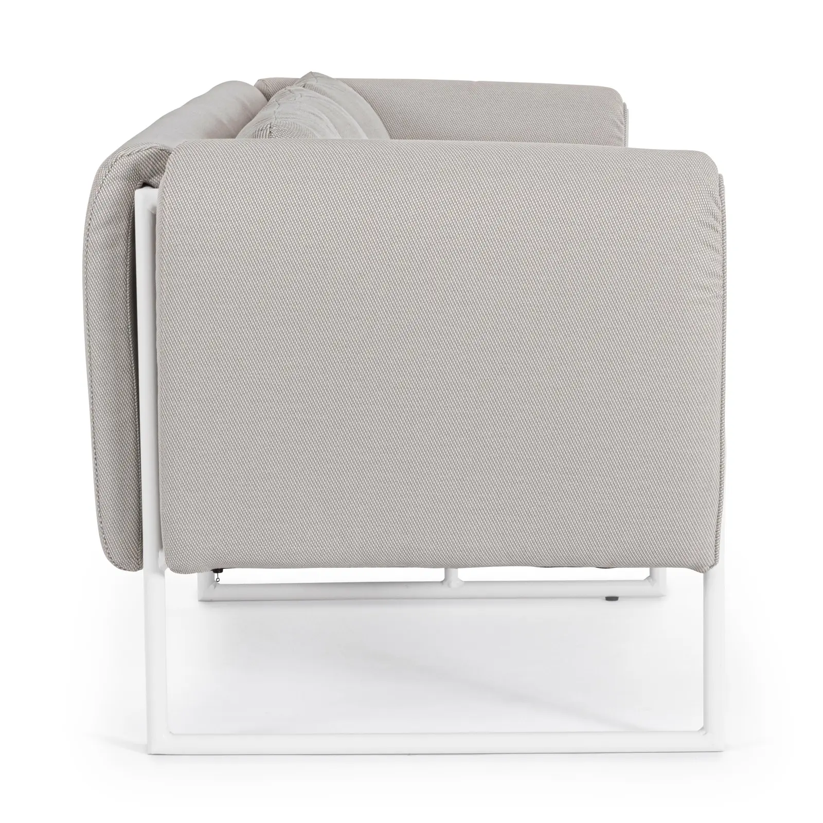 Garten-Sofa 3-Sitzer mit Kissen Pixel Sand - Image 7