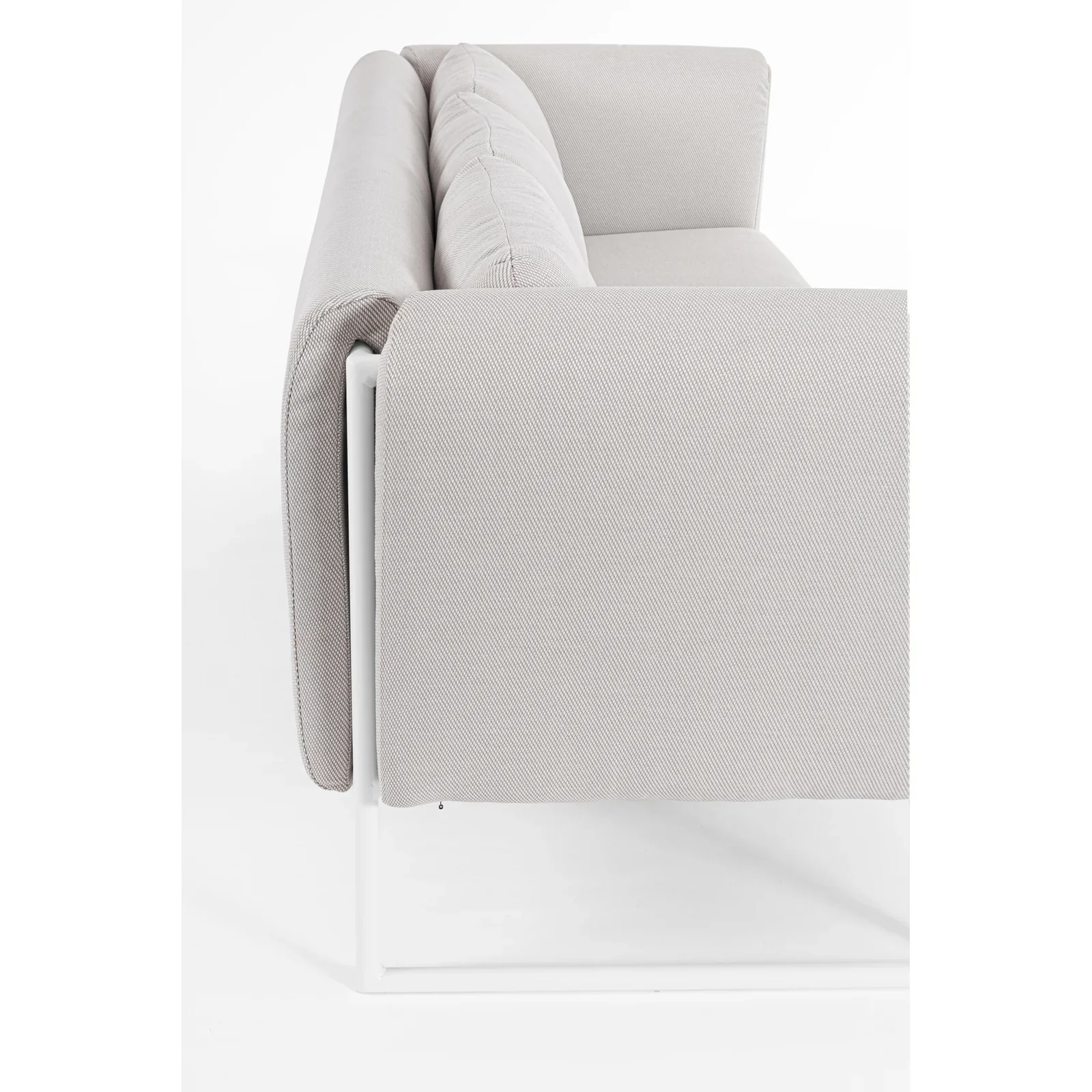 Garten-Sofa 3-Sitzer mit Kissen Pixel Sand - Image 8