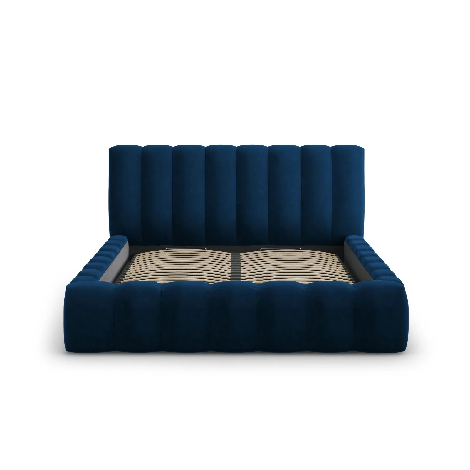 Palma Bett mit Kopfteil und Stauraum aus Samt, 180x200 cm - Image 12
