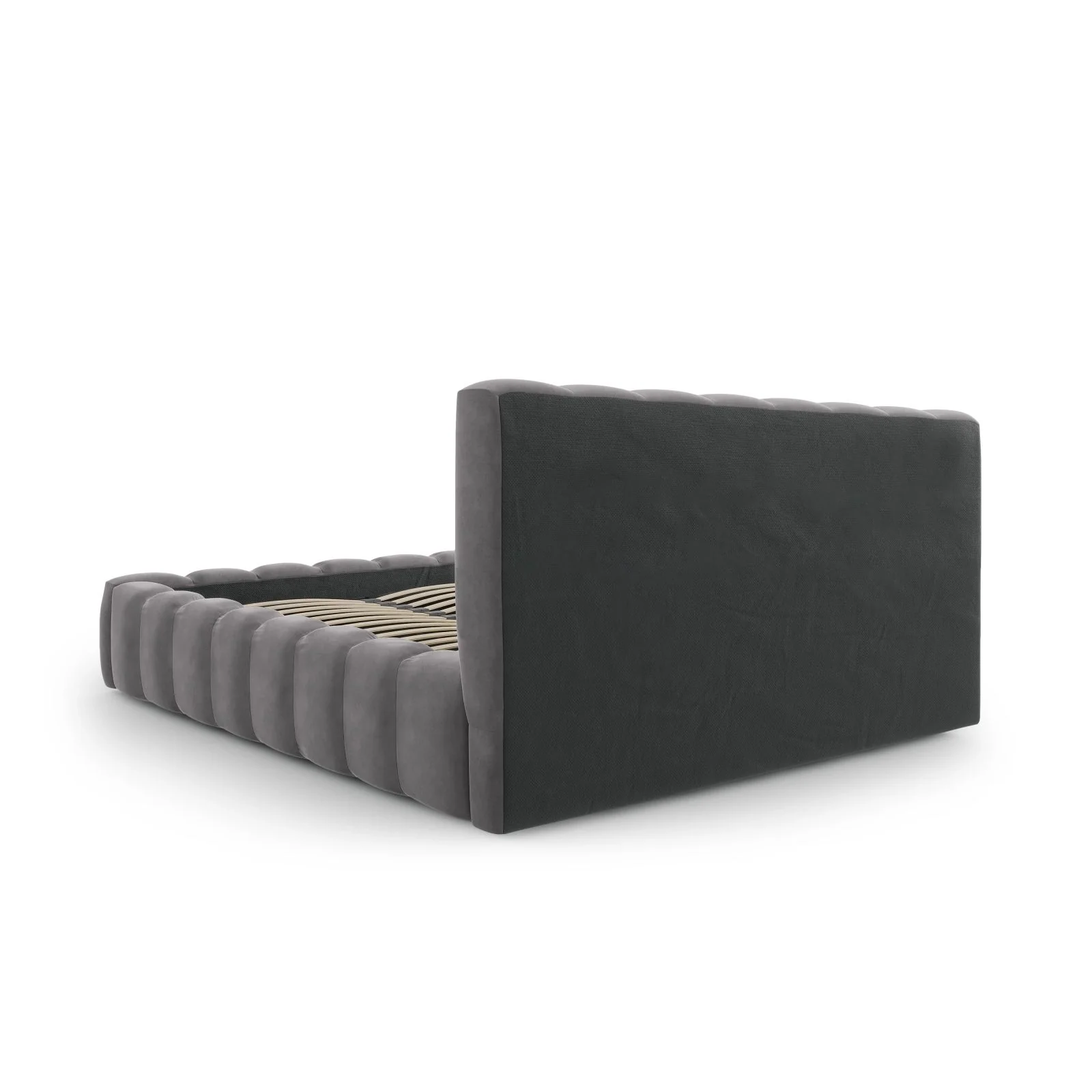 Palma Bett mit Kopfteil und Stauraum aus Samt, 180x200 cm - Image 29