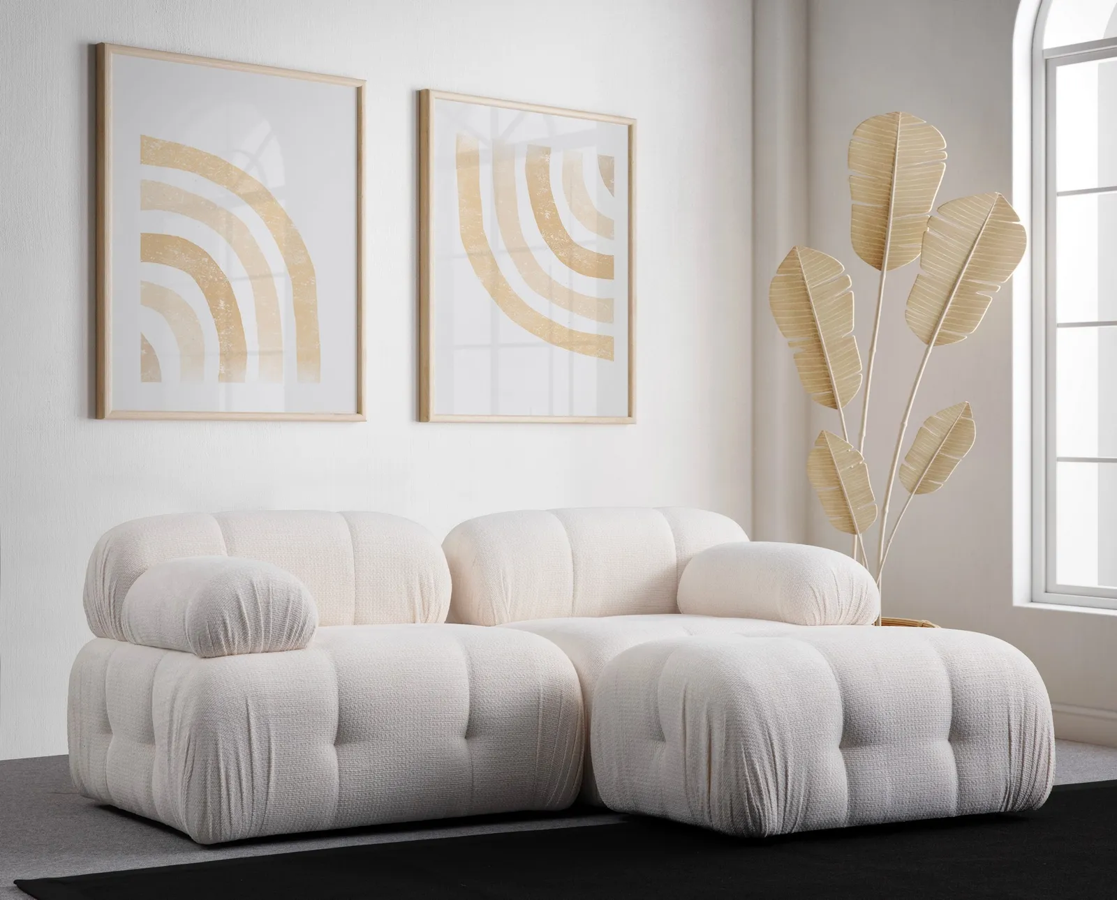 Petite 2 2-Sitzer Ecksofa, Rechte Seite, 190x160 cm - Image 2