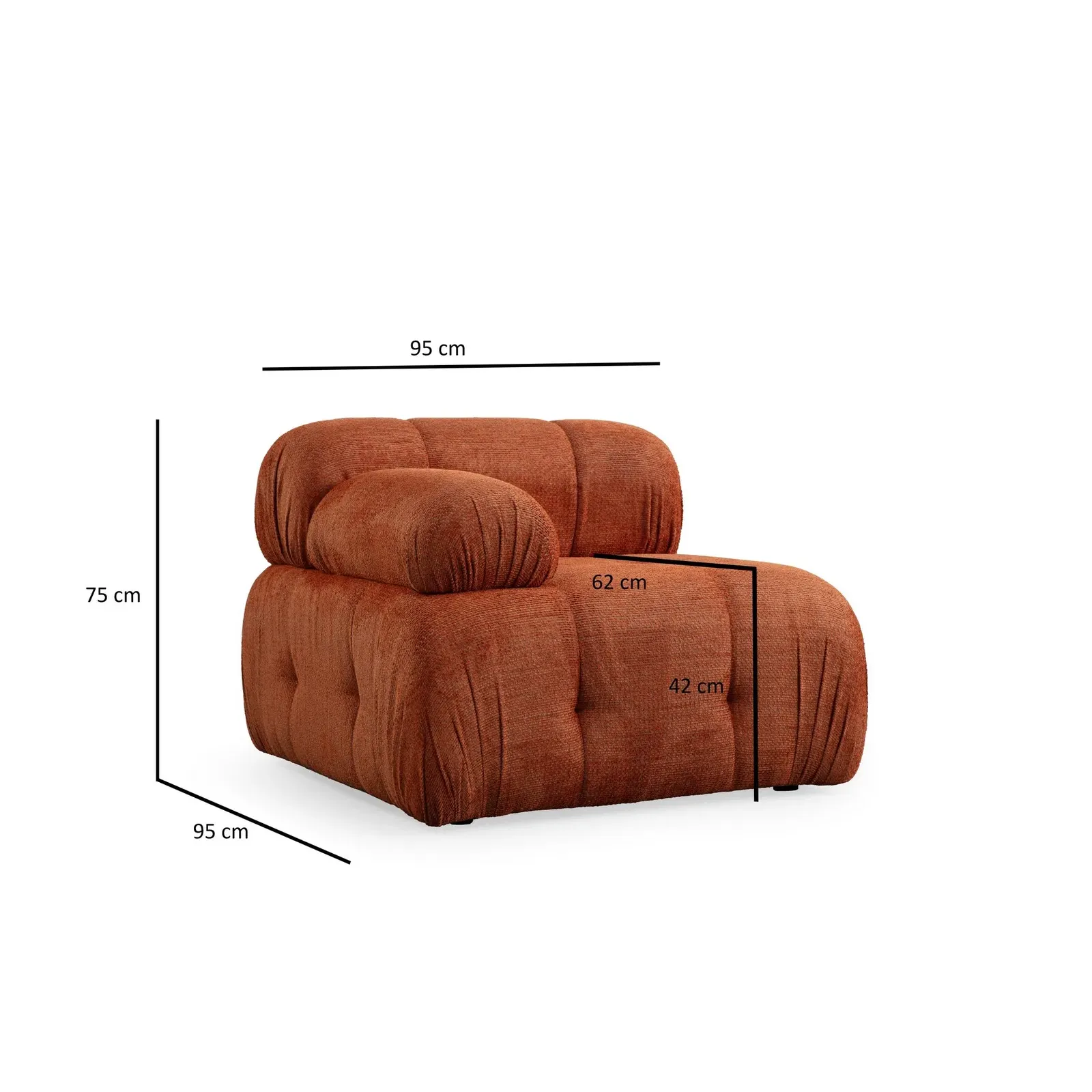 Petite 3 3-Sitzer Ecksofa, Rechte Seite, 290x160 cm - Image 32