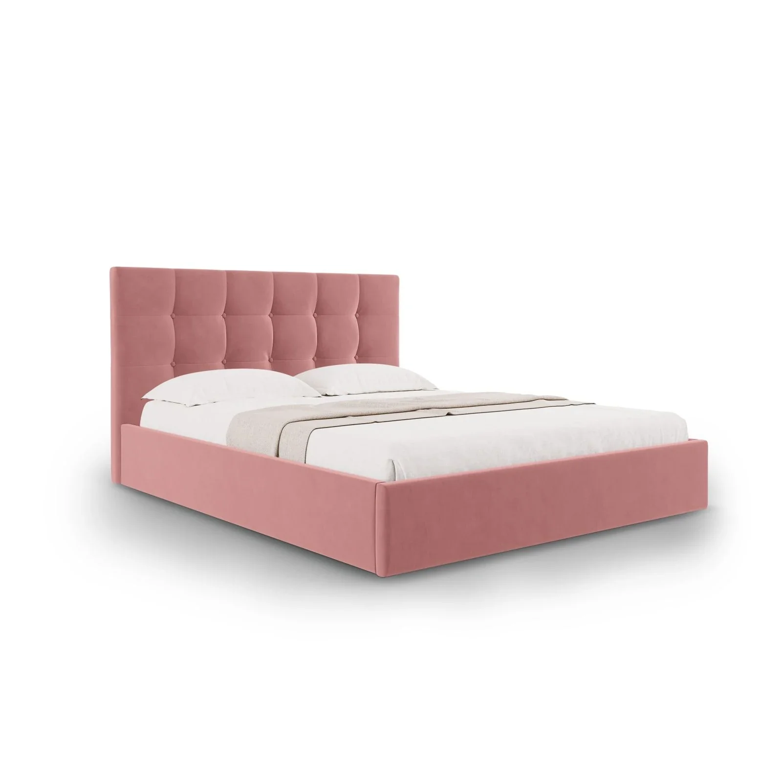 Phaedra Bett mit Stauraum und Kopfteil in Samt, 160x200 cm - Image 13