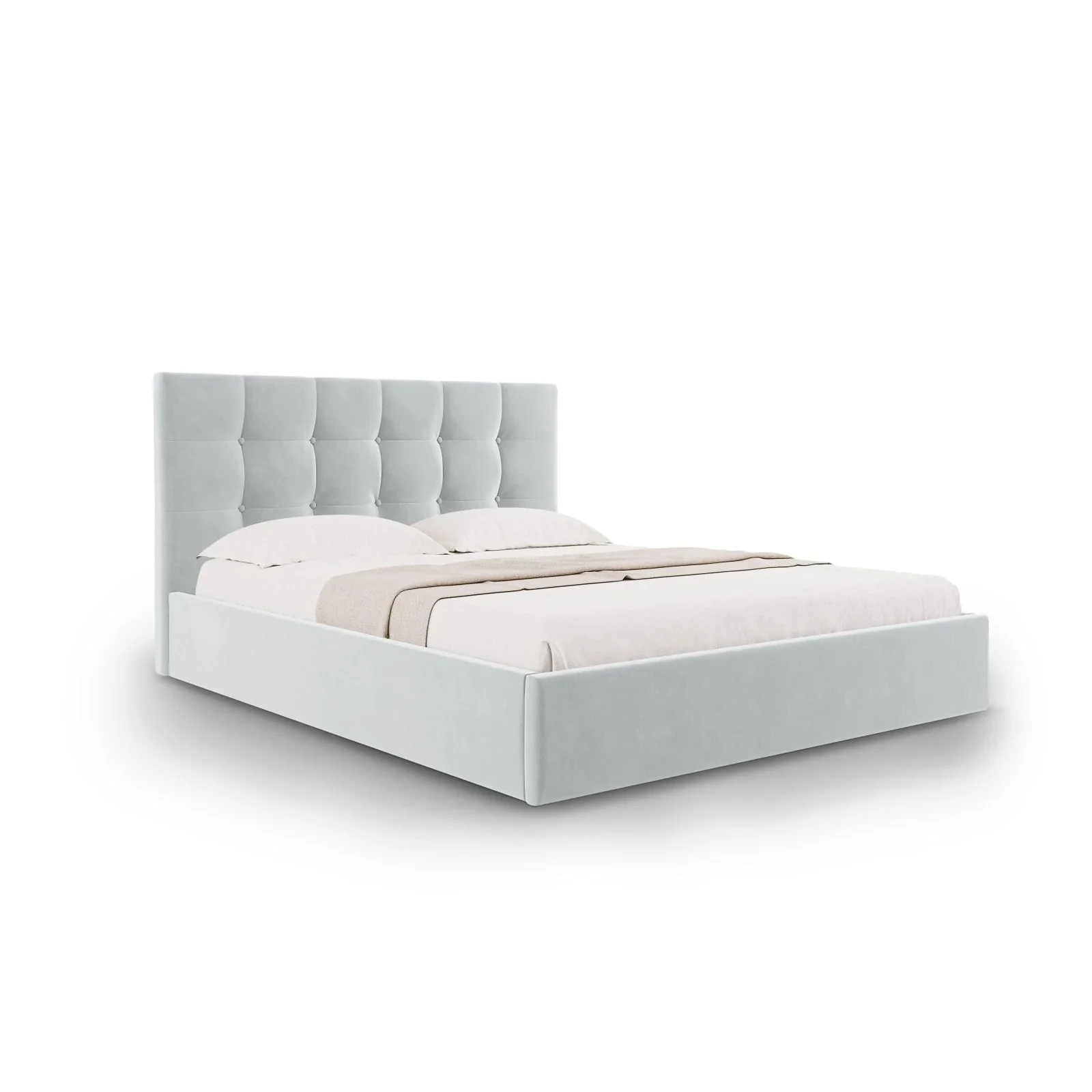 Phaedra Bett mit Stauraum und Kopfteil in Samt, 160x200 cm - Image 31