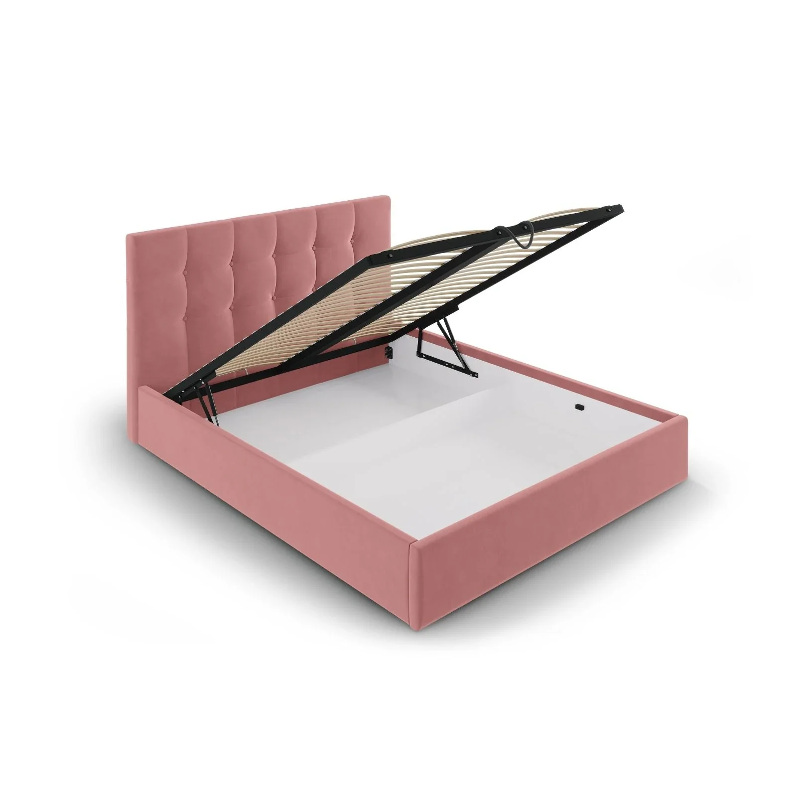 Phaedra Bett mit Stauraum und Kopfteil in Samt, 180x200 cm - Image 17