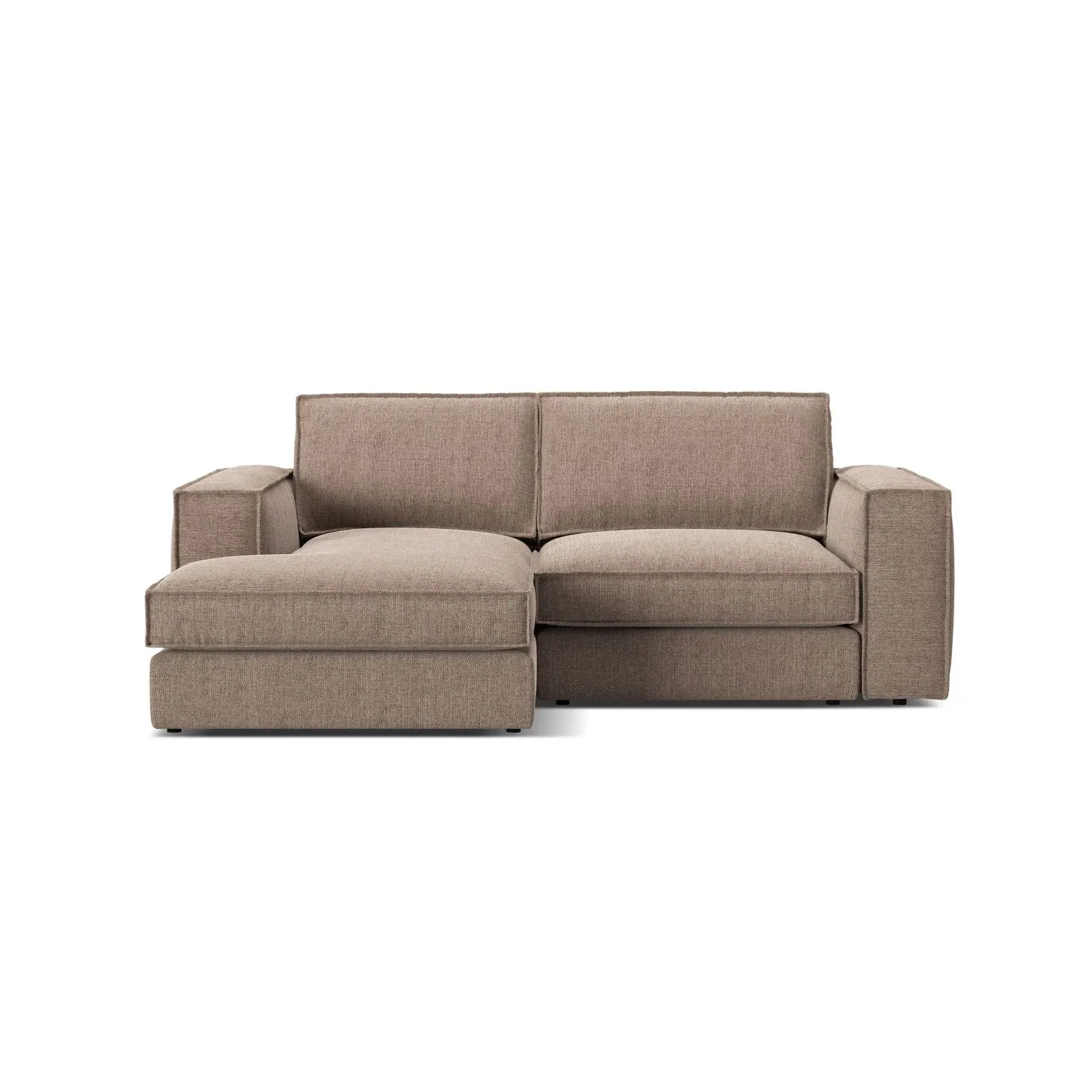 Pola 2-Sitzer Ecksofa, Linke Seite, aus Samt oder Strukturstoff, 226x158 cm - Image 109
