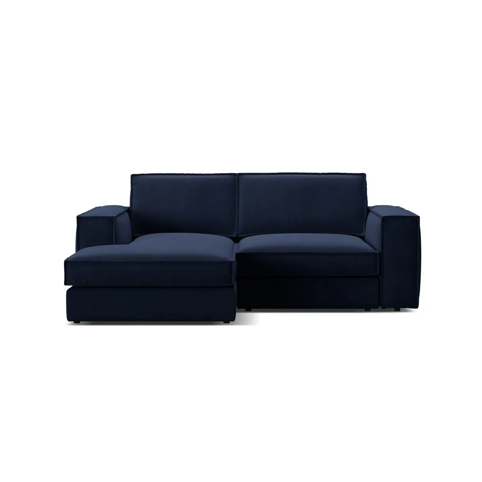 Pola 2-Sitzer Ecksofa, Linke Seite, aus Samt oder Strukturstoff, 226x158 cm - Image 25