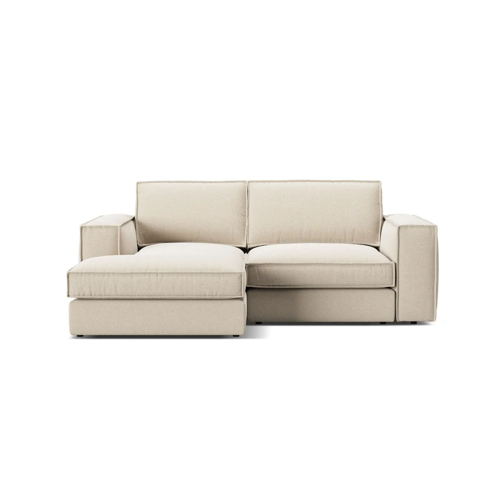 Pola 2-Sitzer Ecksofa, Linke Seite, aus Samt oder Strukturstoff, 226x158 cm - Image 73