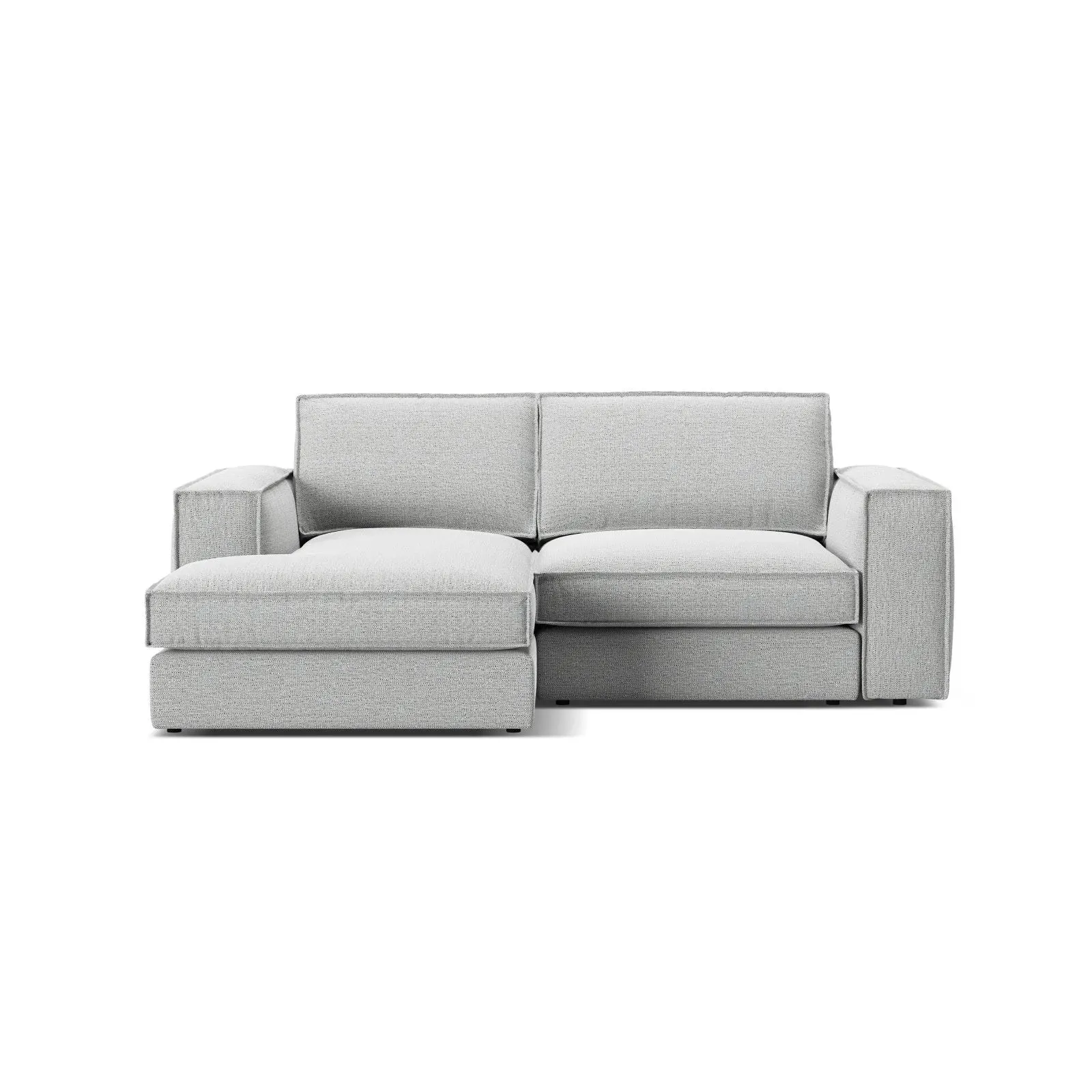 Pola 2-Sitzer Ecksofa, Linke Seite, aus Samt oder Strukturstoff, 226x158 cm - Image 79