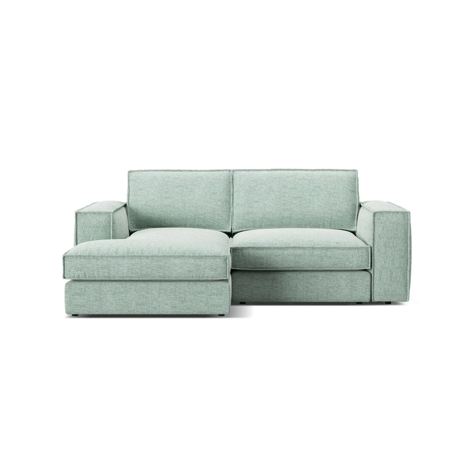 Pola 2-Sitzer Ecksofa, Linke Seite, aus Samt oder Strukturstoff, 226x158 cm - Image 85