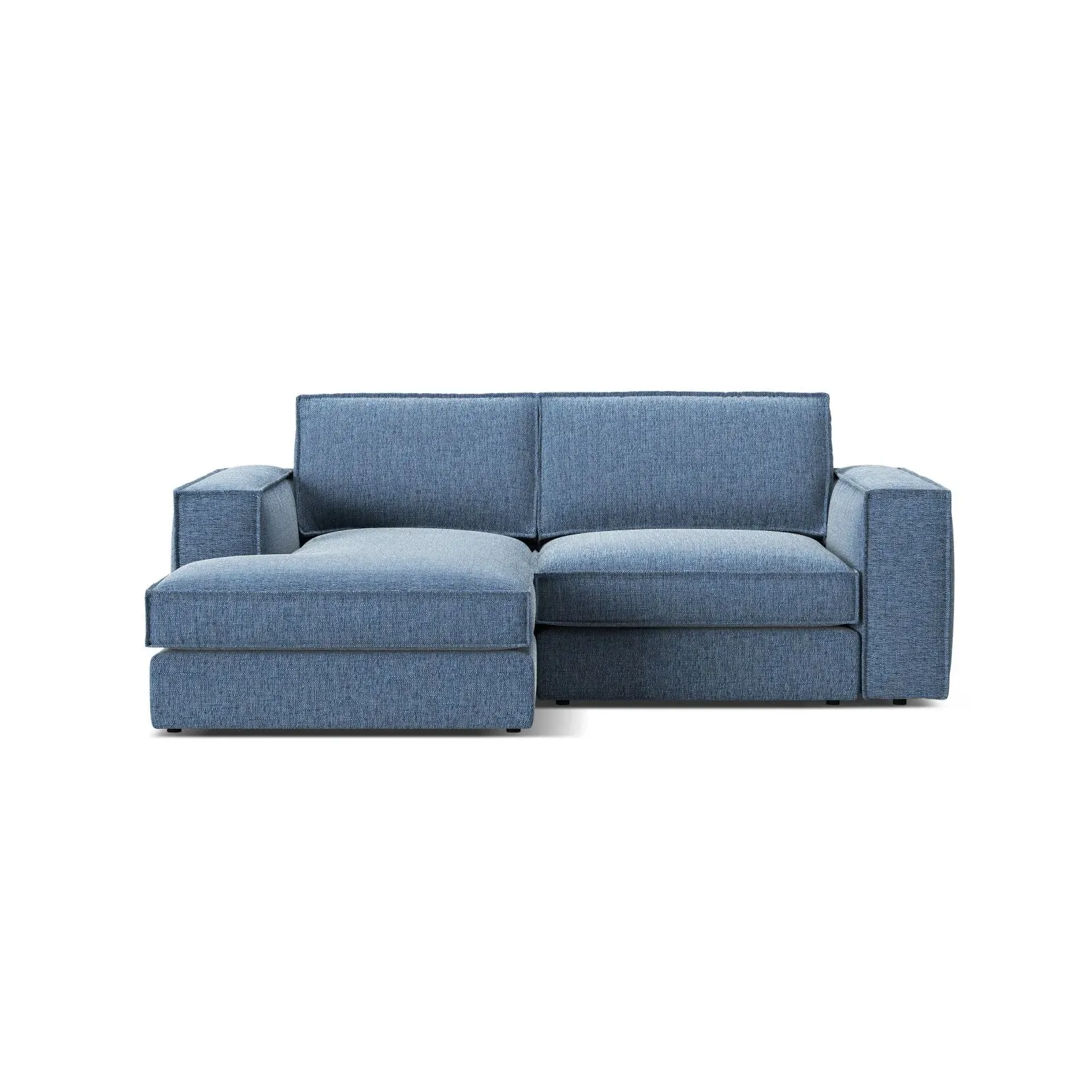 Pola 2-Sitzer Ecksofa, Linke Seite, aus Samt oder Strukturstoff, 226x158 cm - Image 97