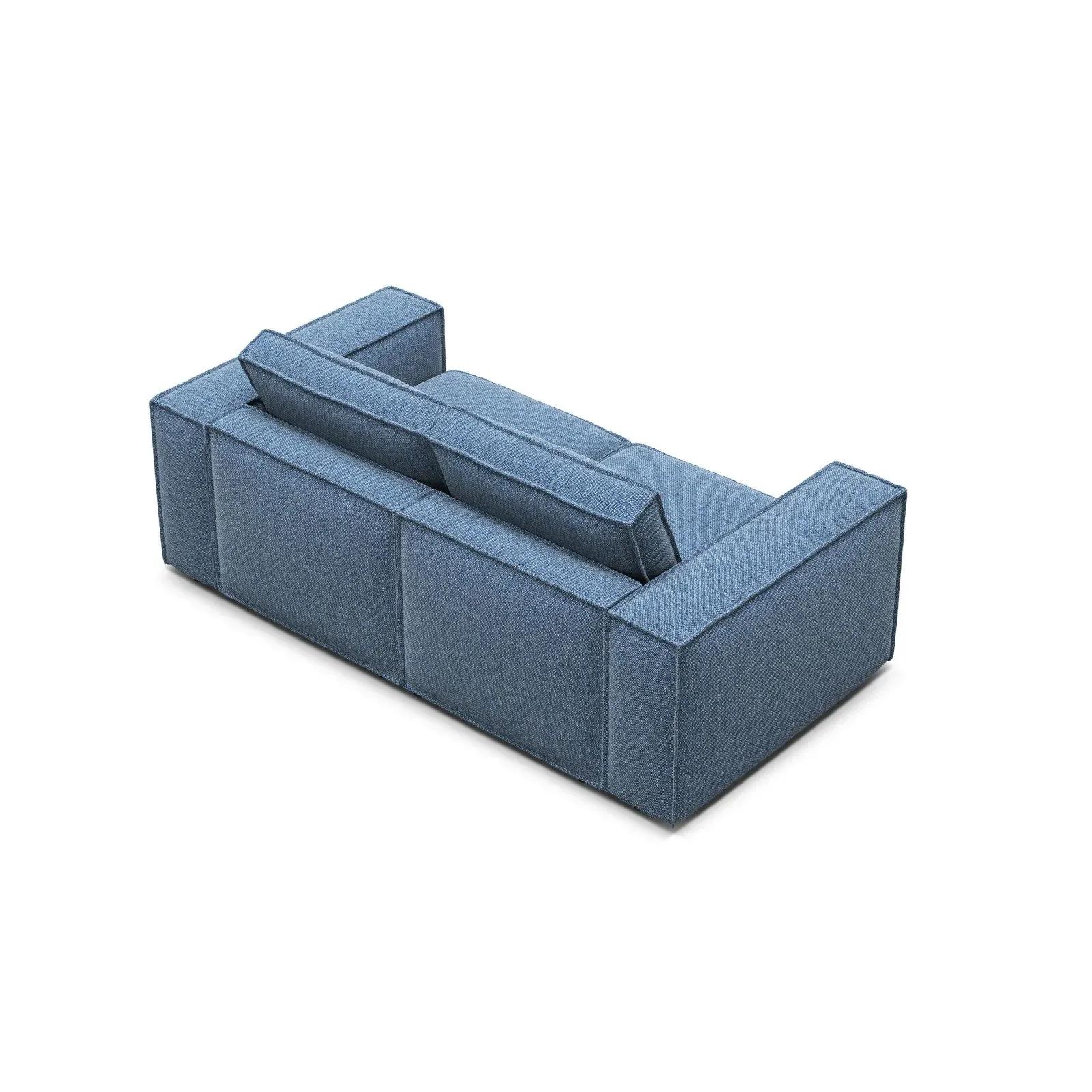 Pola 2-Sitzer Sofa aus Samt oder Strukturstoff, 206x103 cm - Image 84