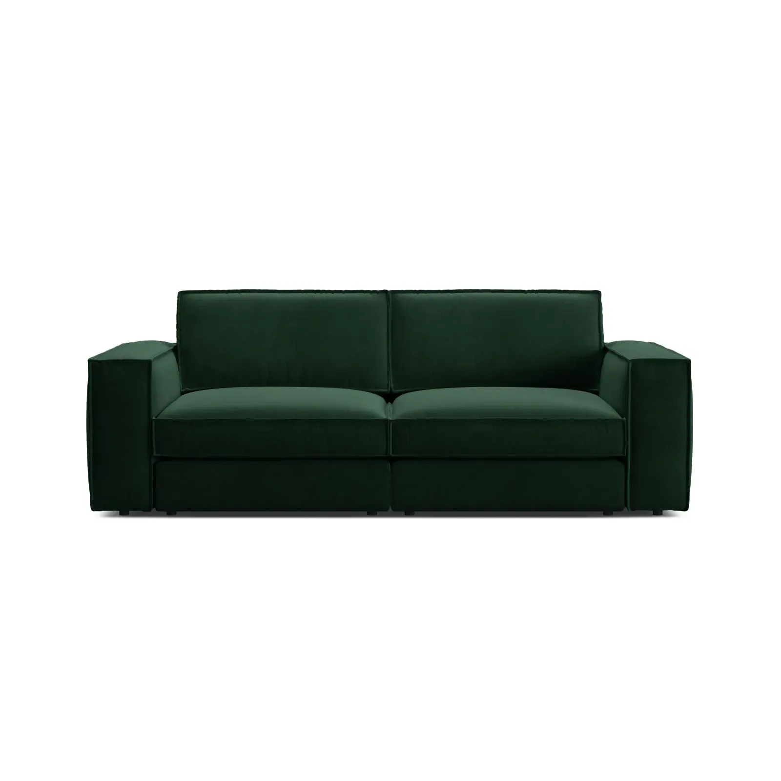 Pola 3-Sitzer Sofa aus Samt oder Strukturstoff, 236x103 cm - Image 26