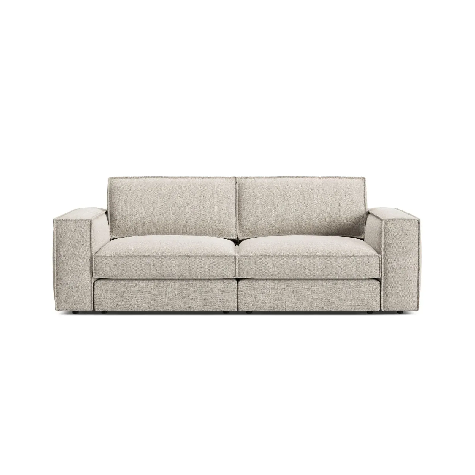 Pola 3-Sitzer Sofa aus Samt oder Strukturstoff, 236x103 cm - Image 51