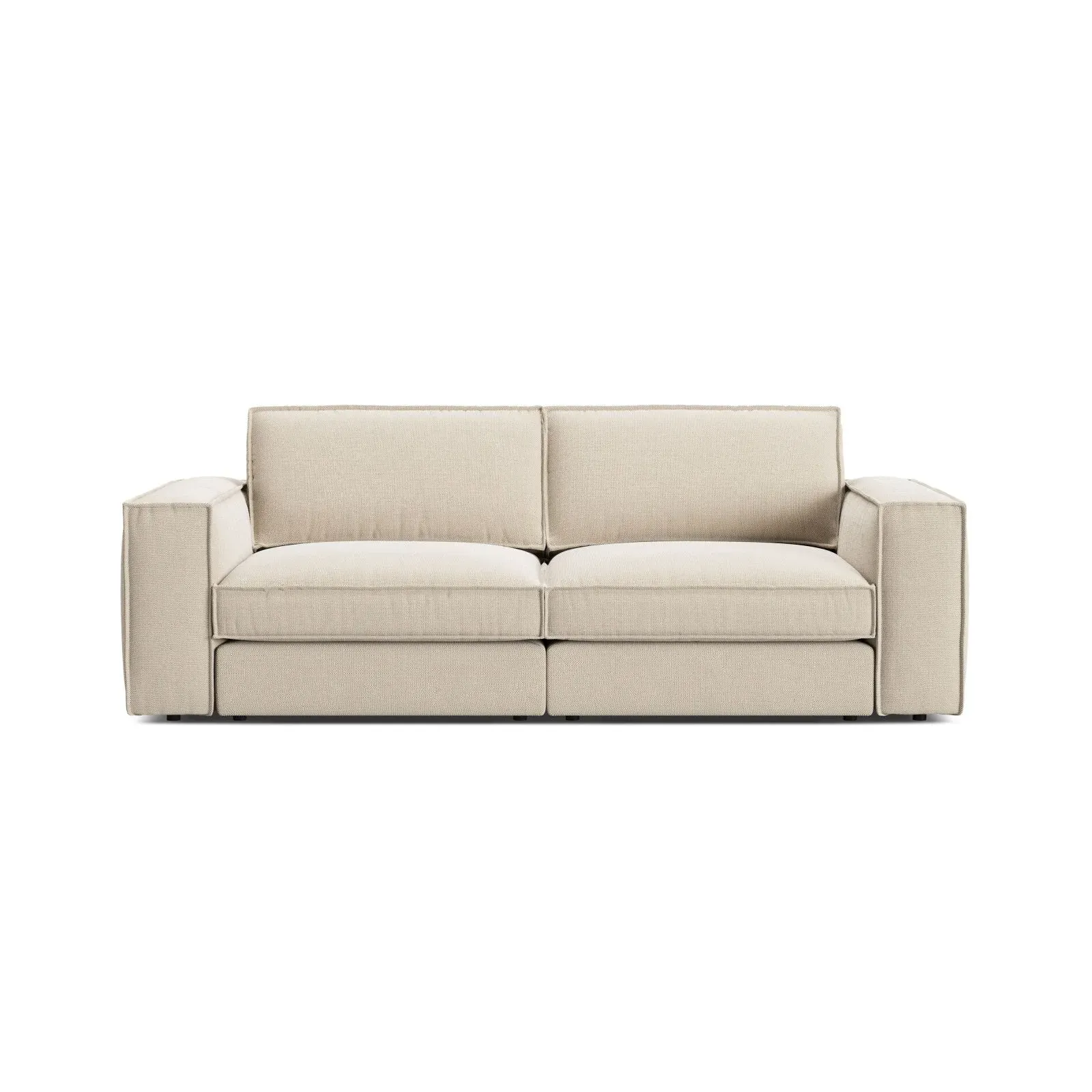 Pola 3-Sitzer Sofa aus Samt oder Strukturstoff, 236x103 cm - Image 61
