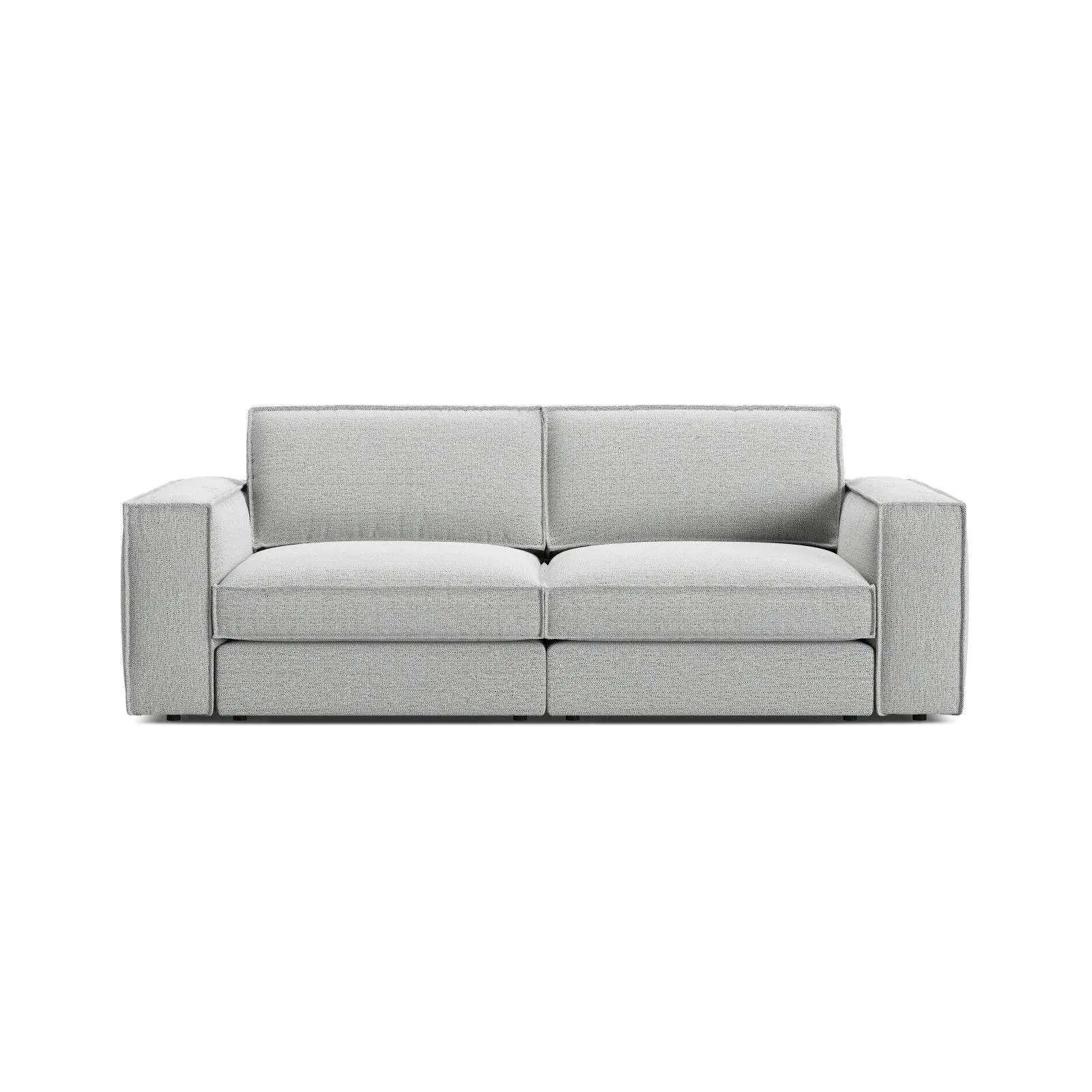 Pola 3-Sitzer Sofa aus Samt oder Strukturstoff, 236x103 cm - Image 66