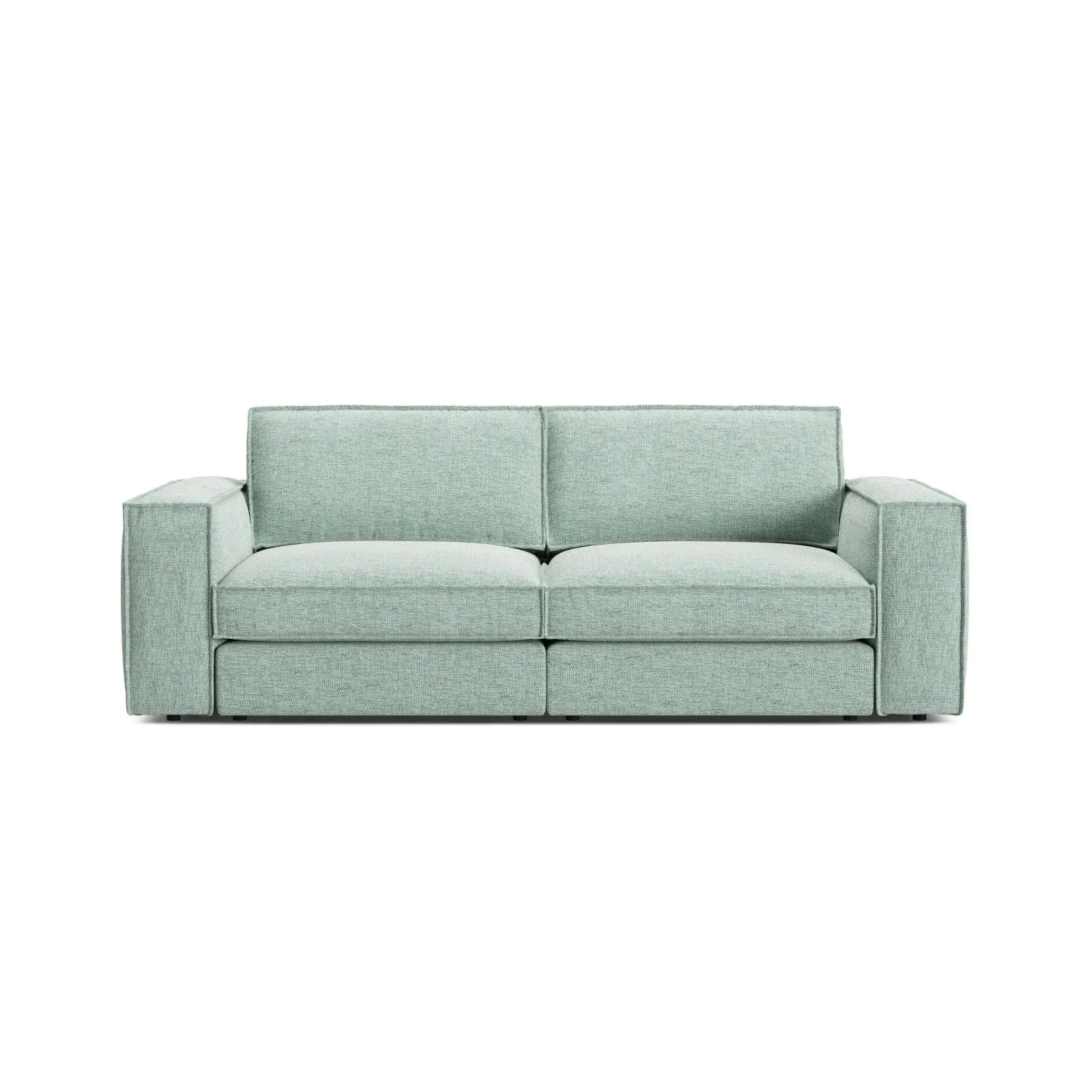 Pola 3-Sitzer Sofa aus Samt oder Strukturstoff, 236x103 cm - Image 71