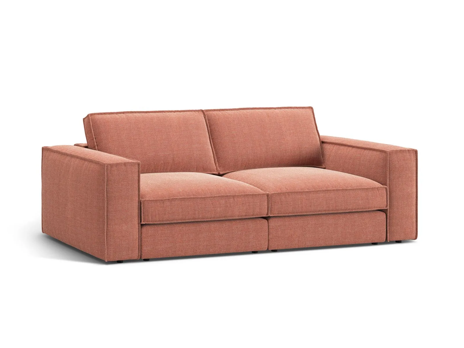 Pola 3-Sitzer Sofa aus Samt oder Strukturstoff, 236x103 cm - Image 78