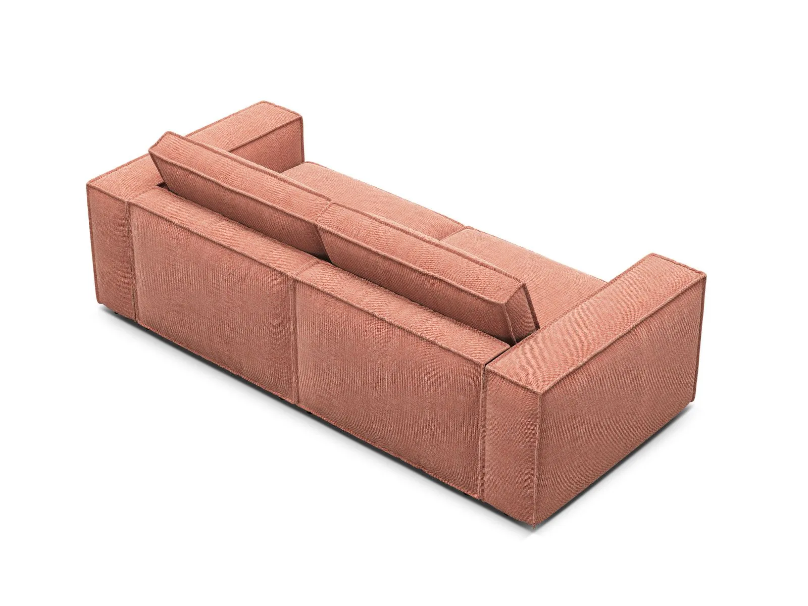 Pola 3-Sitzer Sofa aus Samt oder Strukturstoff, 236x103 cm - Image 79