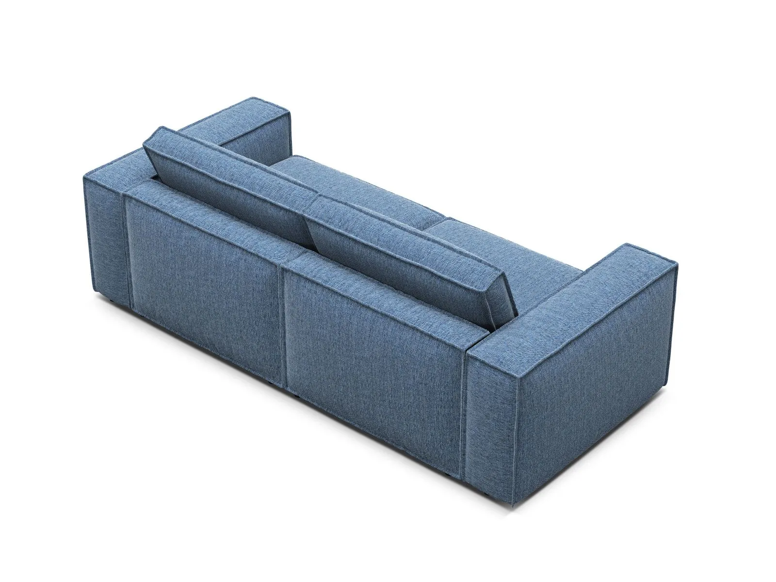 Pola 3-Sitzer Sofa aus Samt oder Strukturstoff, 236x103 cm - Image 84