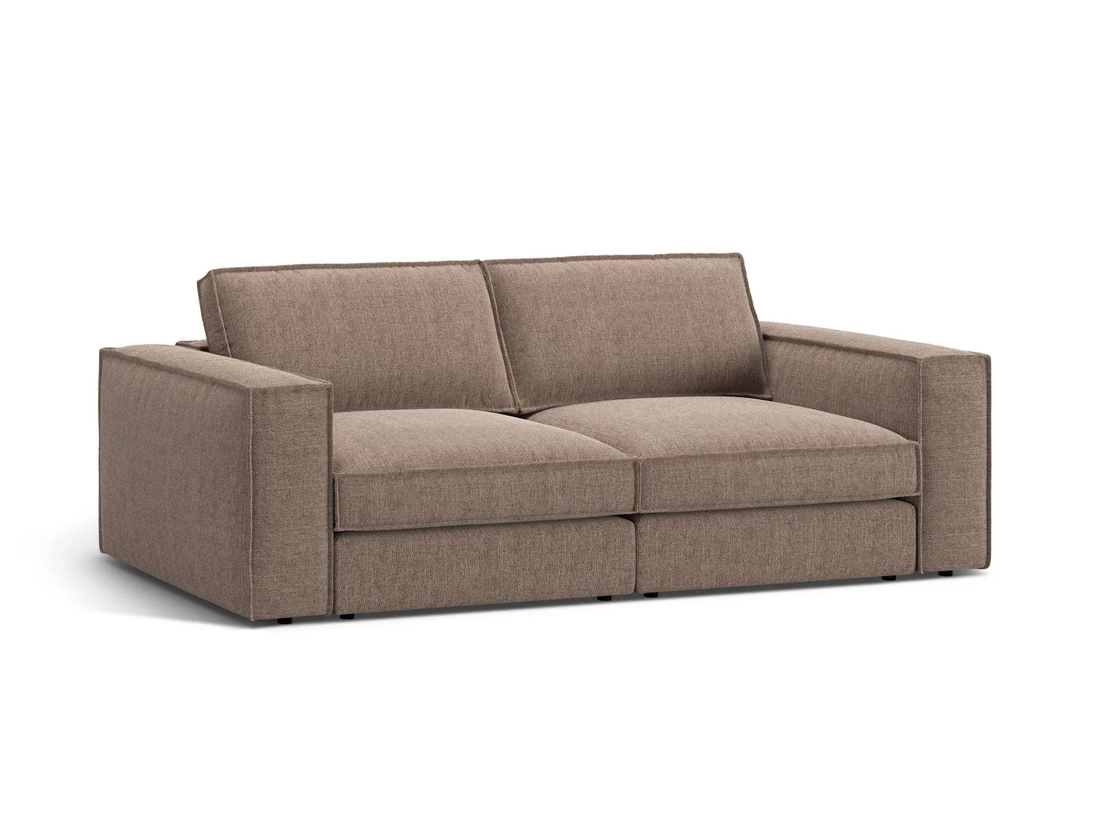 Pola 3-Sitzer Sofa aus Samt oder Strukturstoff, 236x103 cm - Image 93