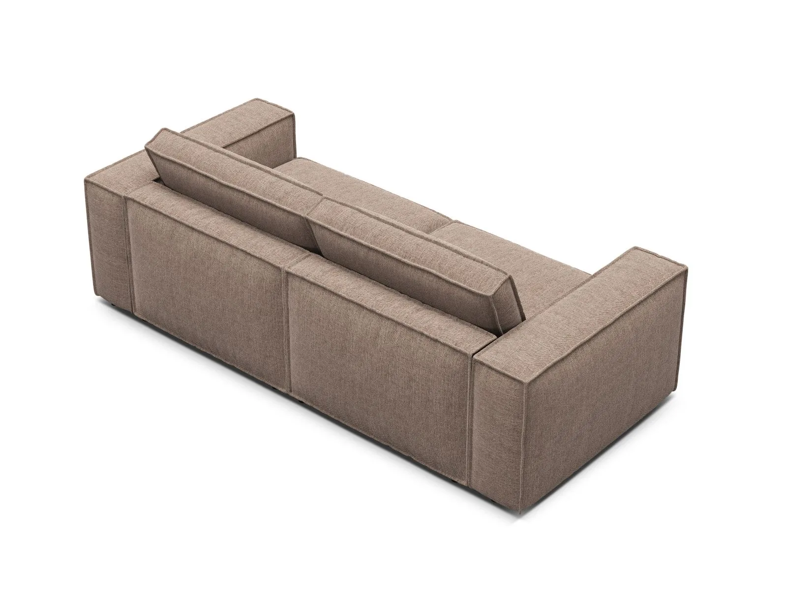 Pola 3-Sitzer Sofa aus Samt oder Strukturstoff, 236x103 cm - Image 94