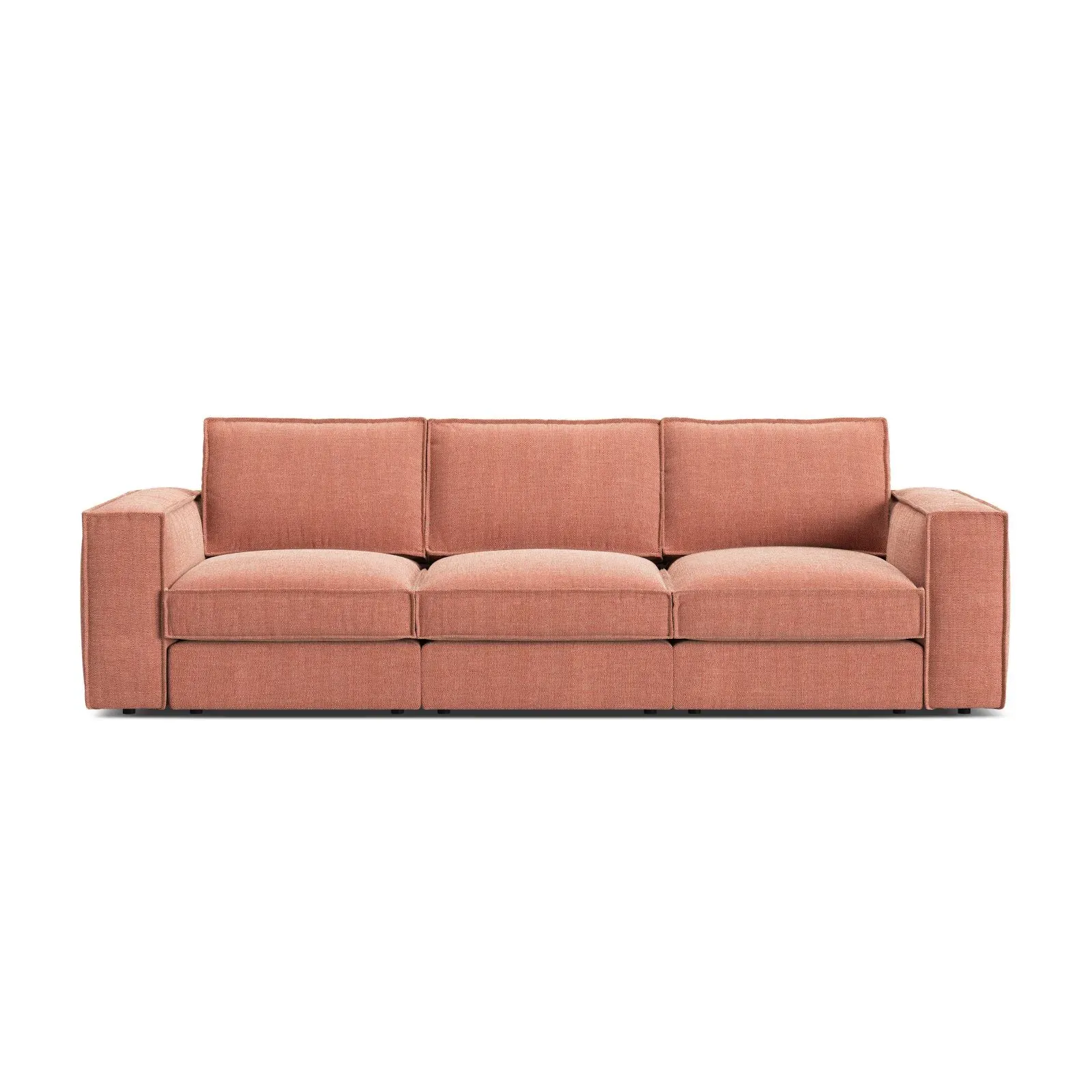 Pola 4-Sitzer Sofa aus Samt oder Strukturstoff, 284x103 cm - Image 76