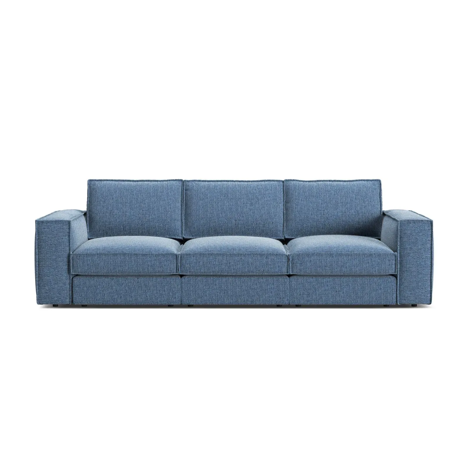 Pola 4-Sitzer Sofa aus Samt oder Strukturstoff, 284x103 cm - Image 81