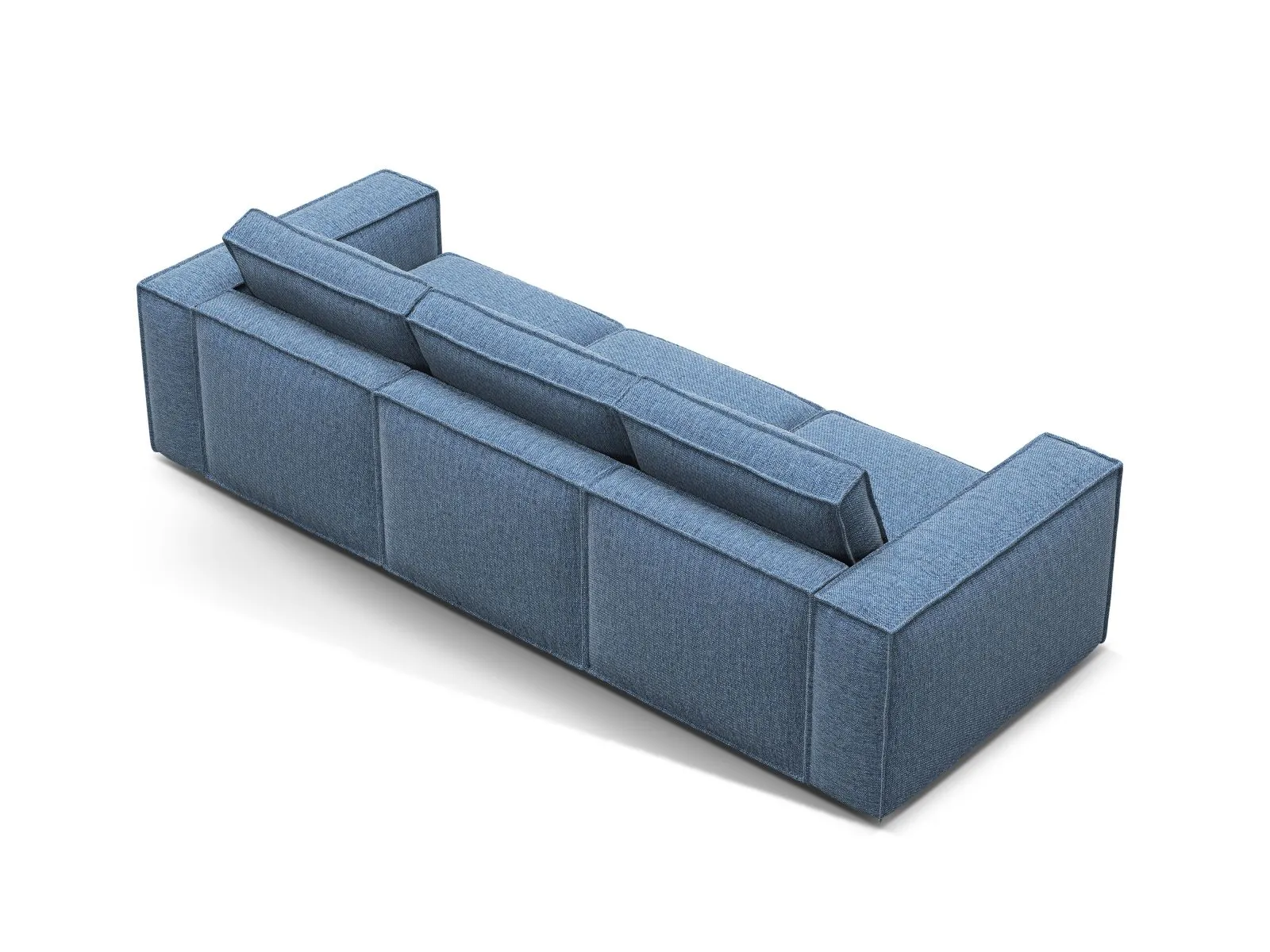 Pola 4-Sitzer Sofa aus Samt oder Strukturstoff, 284x103 cm - Image 84