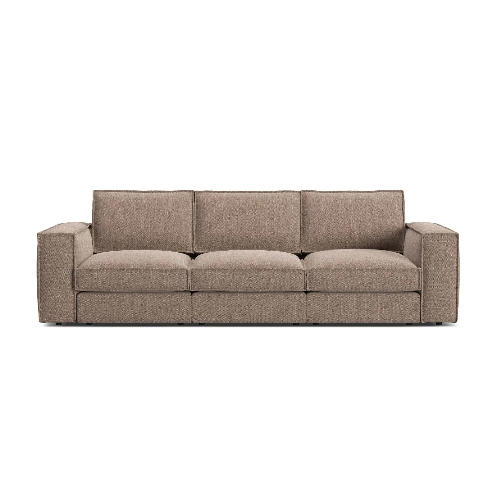 Pola 4-Sitzer Sofa aus Samt oder Strukturstoff, 284x103 cm - Image 91
