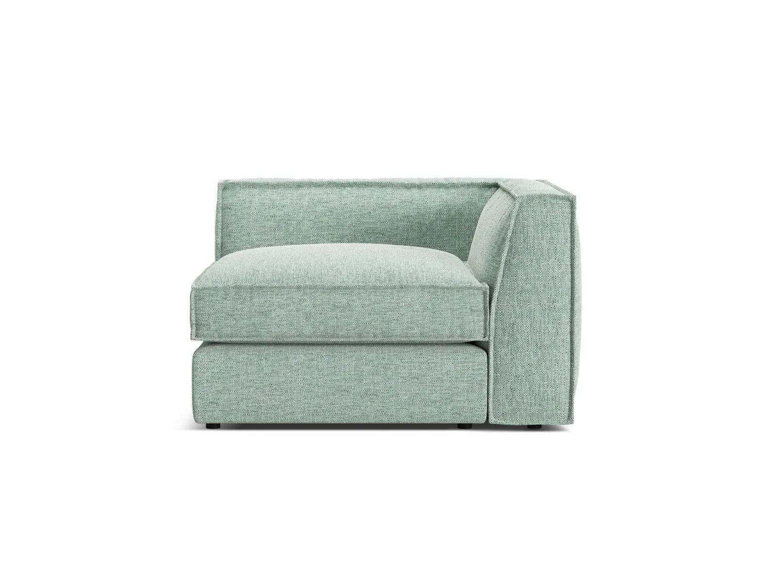 Pola Modulares 1-Sitzer Ecksofa Element aus Samt oder Strukturstoff, 103x103x88 cm - Image 73