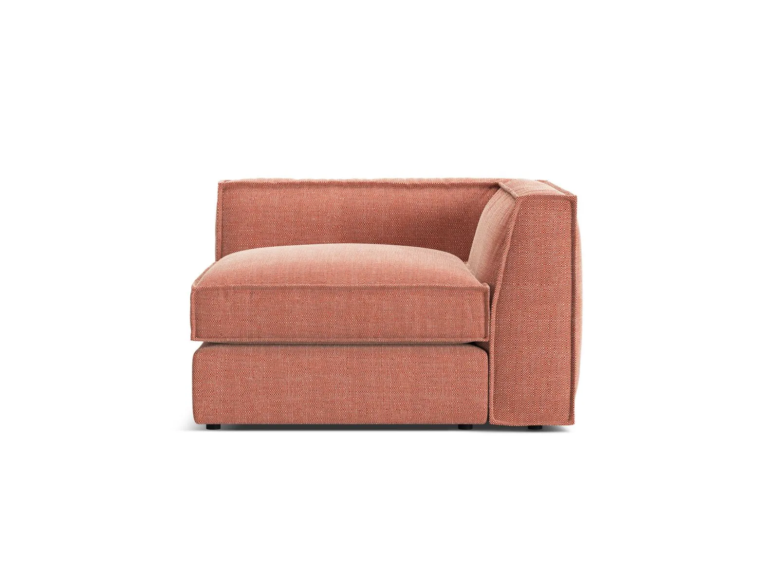 Pola Modulares 1-Sitzer Ecksofa Element aus Samt oder Strukturstoff, 103x103x88 cm - Image 78