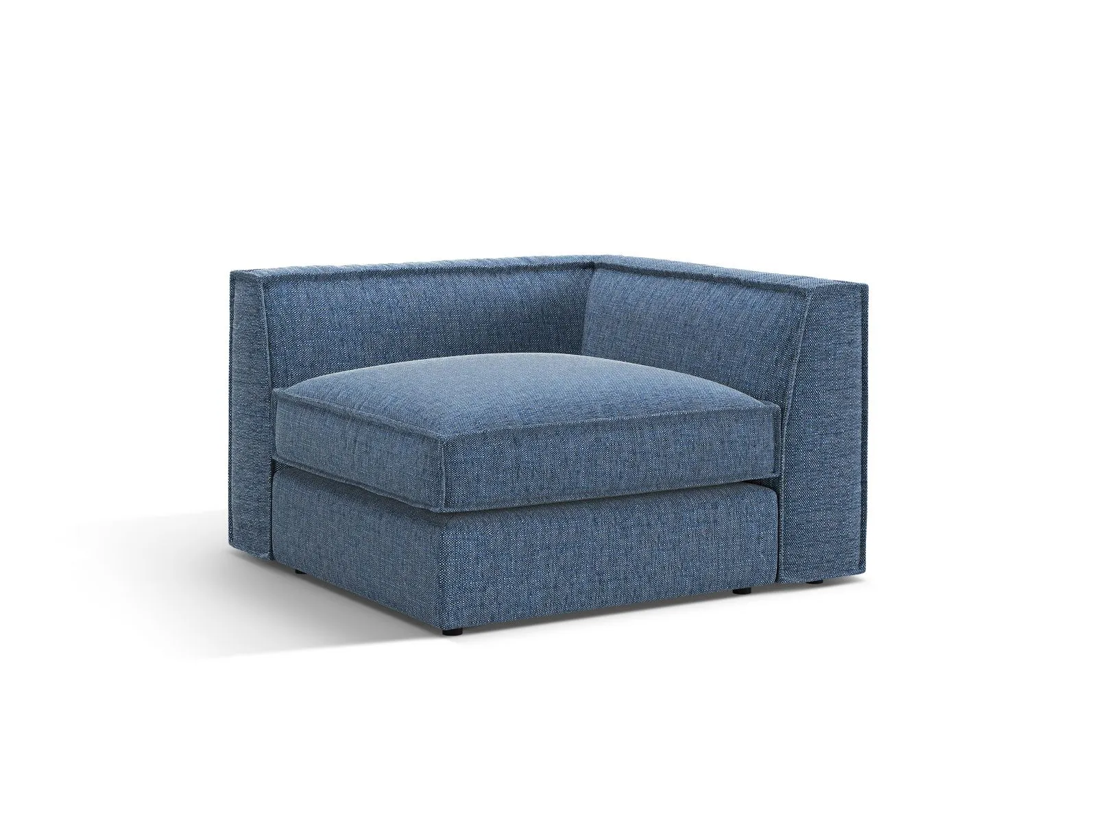 Pola Modulares 1-Sitzer Ecksofa Element aus Samt oder Strukturstoff, 103x103x88 cm - Image 81