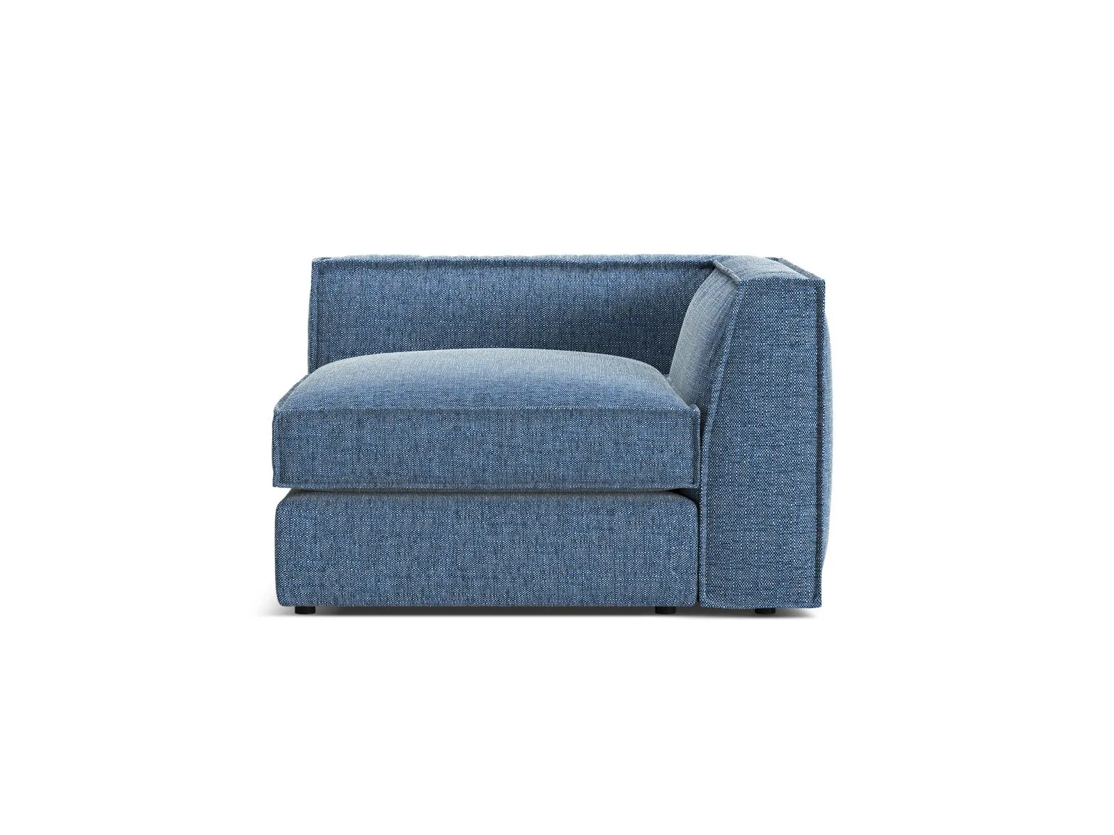 Pola Modulares 1-Sitzer Ecksofa Element aus Samt oder Strukturstoff, 103x103x88 cm - Image 83
