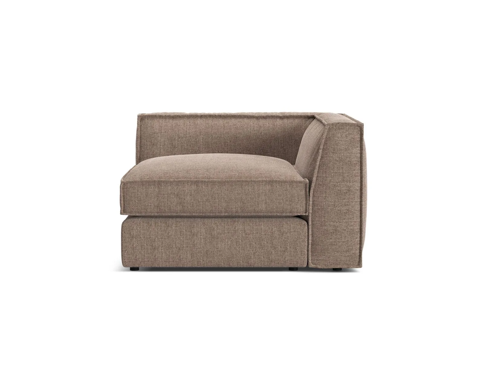 Pola Modulares 1-Sitzer Ecksofa Element aus Samt oder Strukturstoff, 103x103x88 cm - Image 93