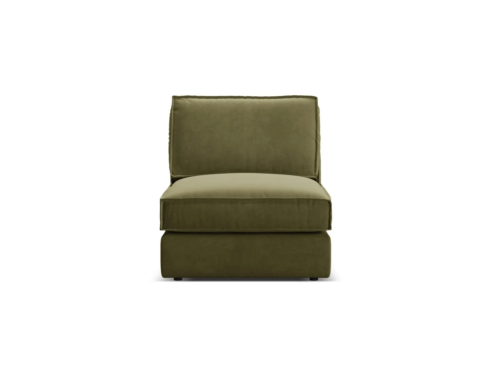 Pola Modulares 1-Sitzer Sofa aus Samt oder Strukturstoff, 80x103x88 cm - Image 33