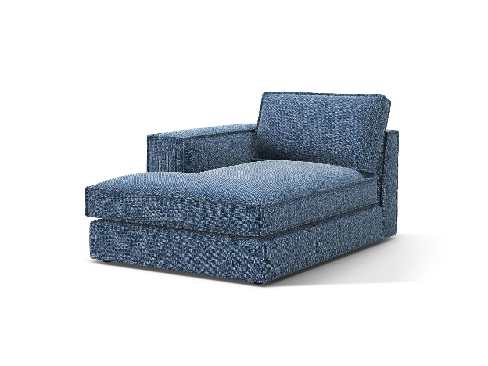 Pola Modulares 1-Sitzer Sofa Sitzelement, Linke Seite, aus Samt oder Strukturstoff, 103x158 cm - Image 81