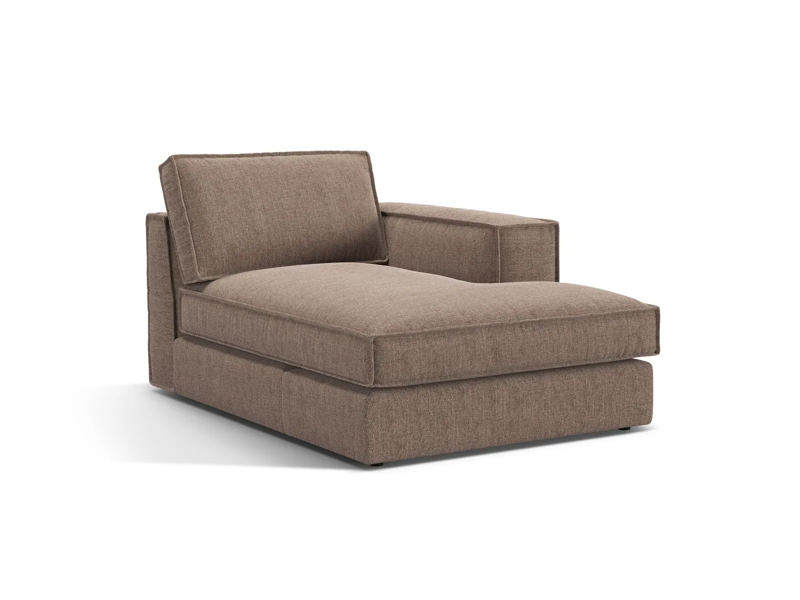 Pola Modulares 1-Sitzer Sofa Sitzelement, Rechte Seite, aus Samt oder Strukturstoff, 103x158 cm - Image 91